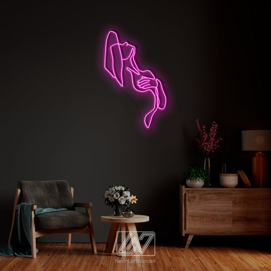 Woman Body - LED Neon Sign, Sexy Woman Body, Neon sign for Bedroom, Party, Bar, Wall Room Decor, LED Lady Neon light, Custom Wedding Sign