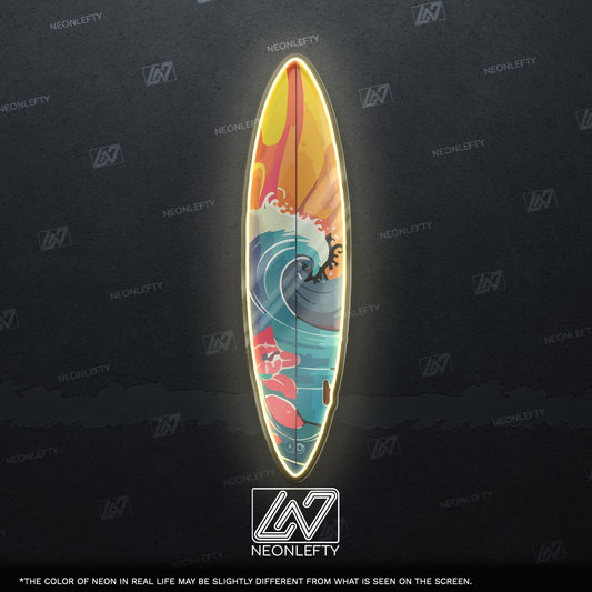 Surfboard Neon Sign