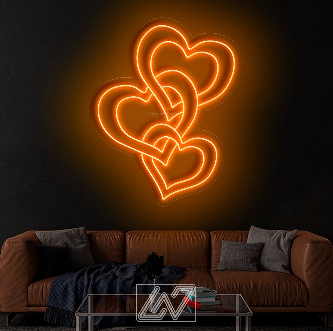 Heart Valentine Gift Personalized, Neon sign, Custom Neon Sign |Personalized Gifts | LED Neon | Wall Decor