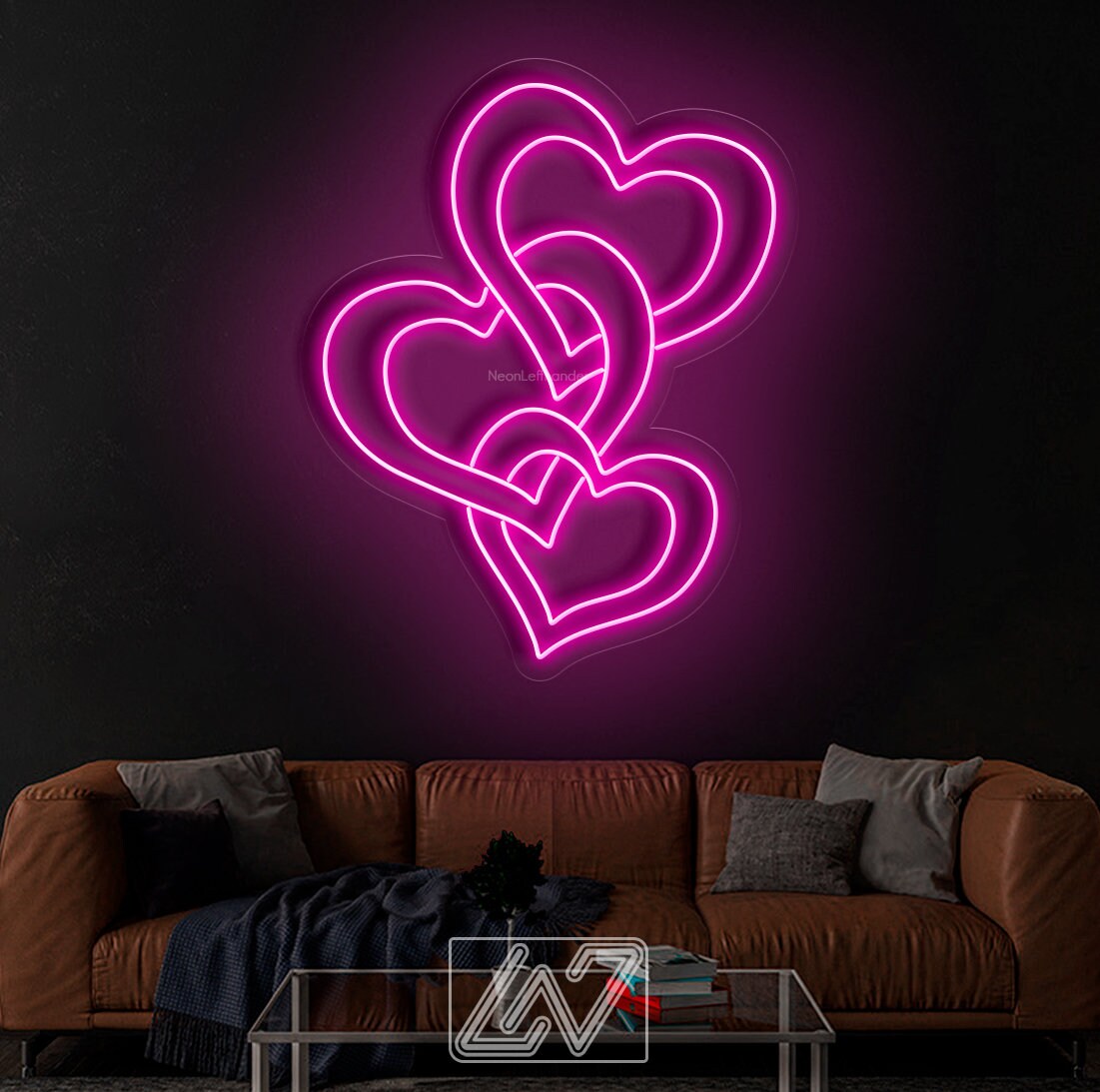 Heart Valentine Gift Personalized, Neon sign, Custom Neon Sign |Personalized Gifts | LED Neon | Wall Decor