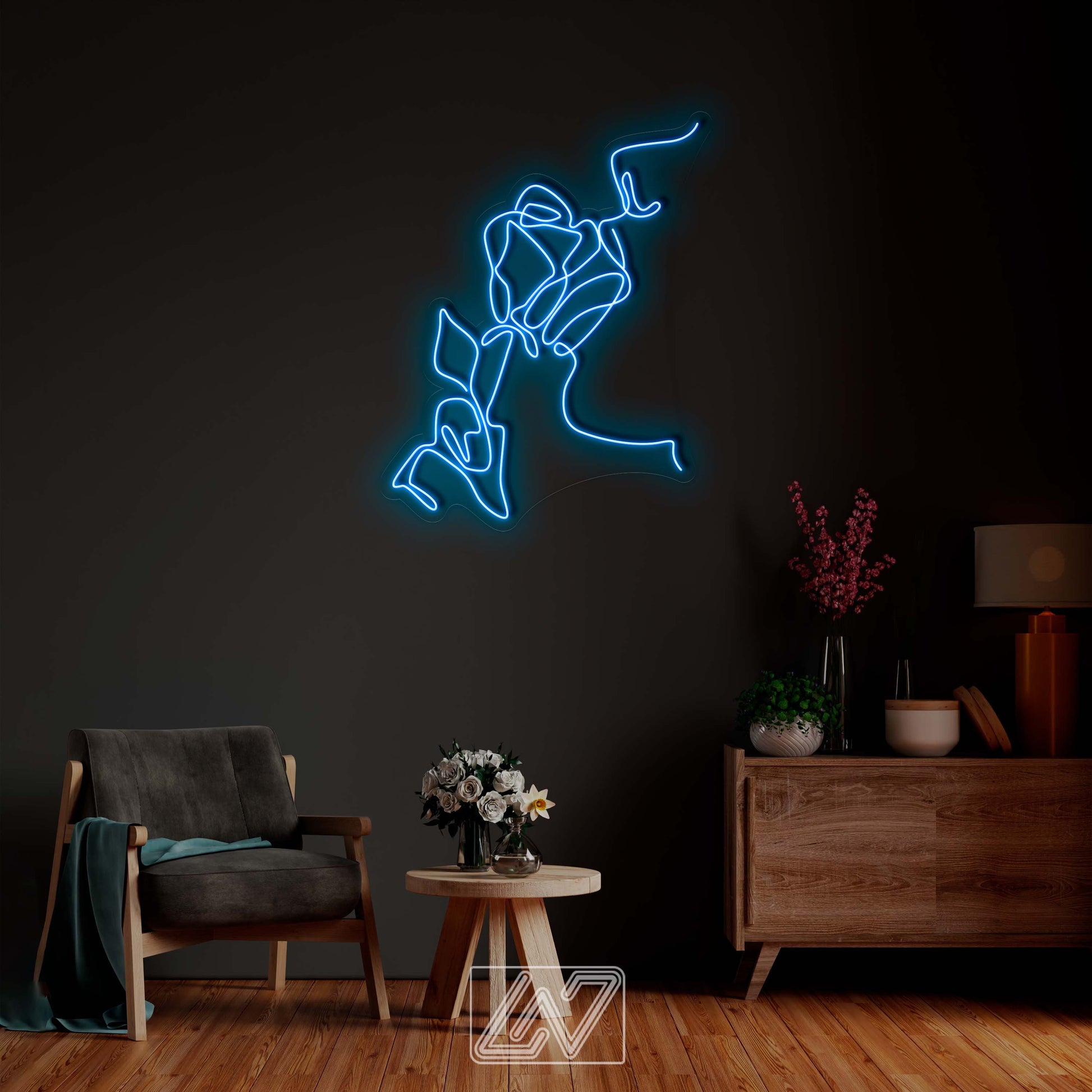 Girl Licking the Rose