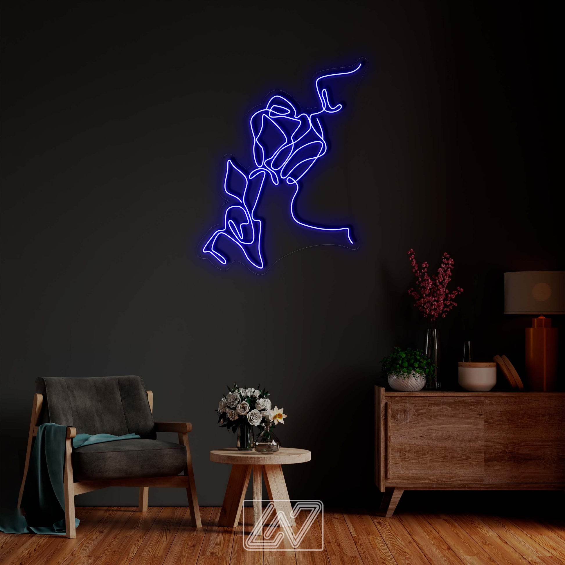 Girl Licking the Rose