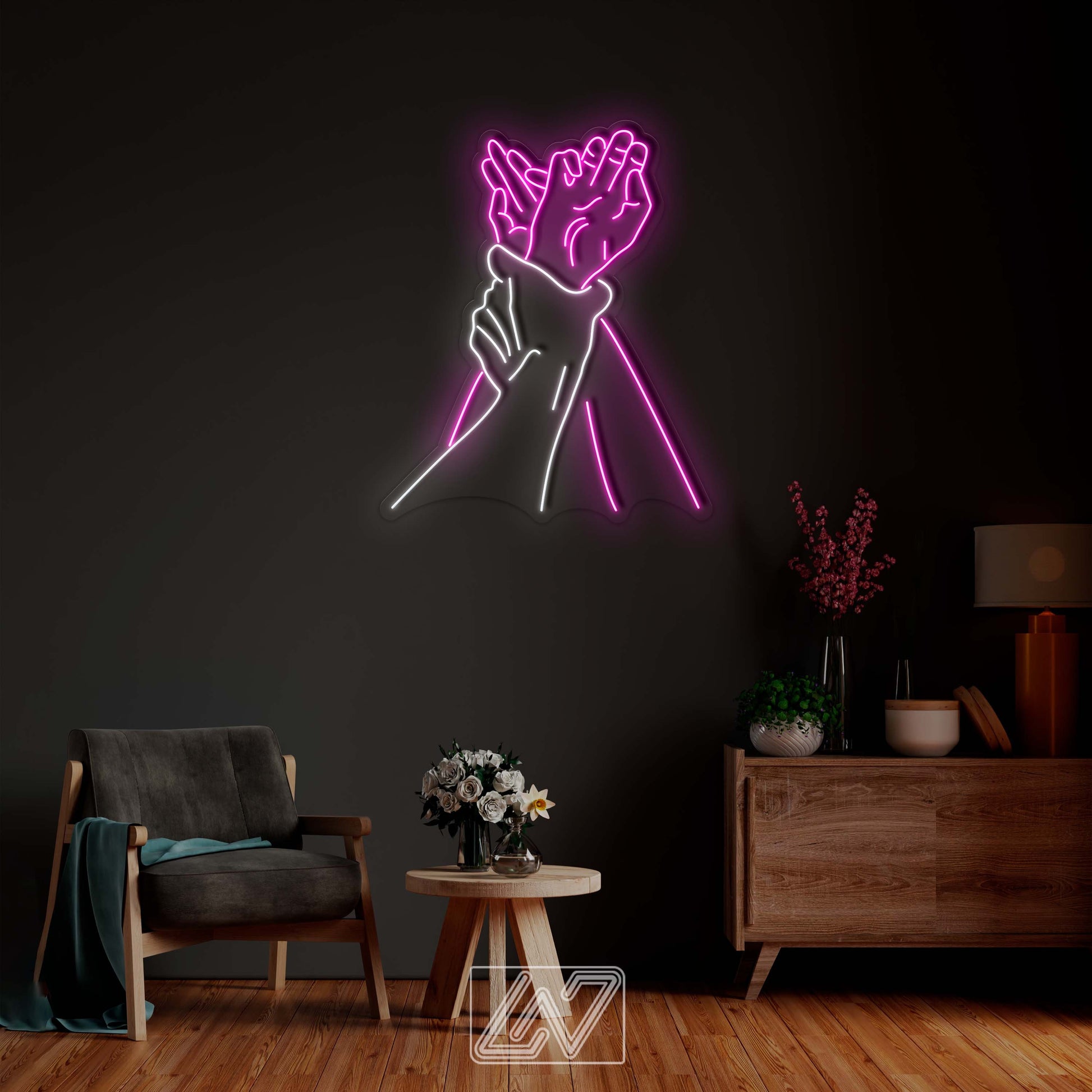 Passion - LED Neon Sign, Custom Sexy Woman Bedroom Party Bar Wall Room Decor LED Lady Neon light Wedding Personalized romance