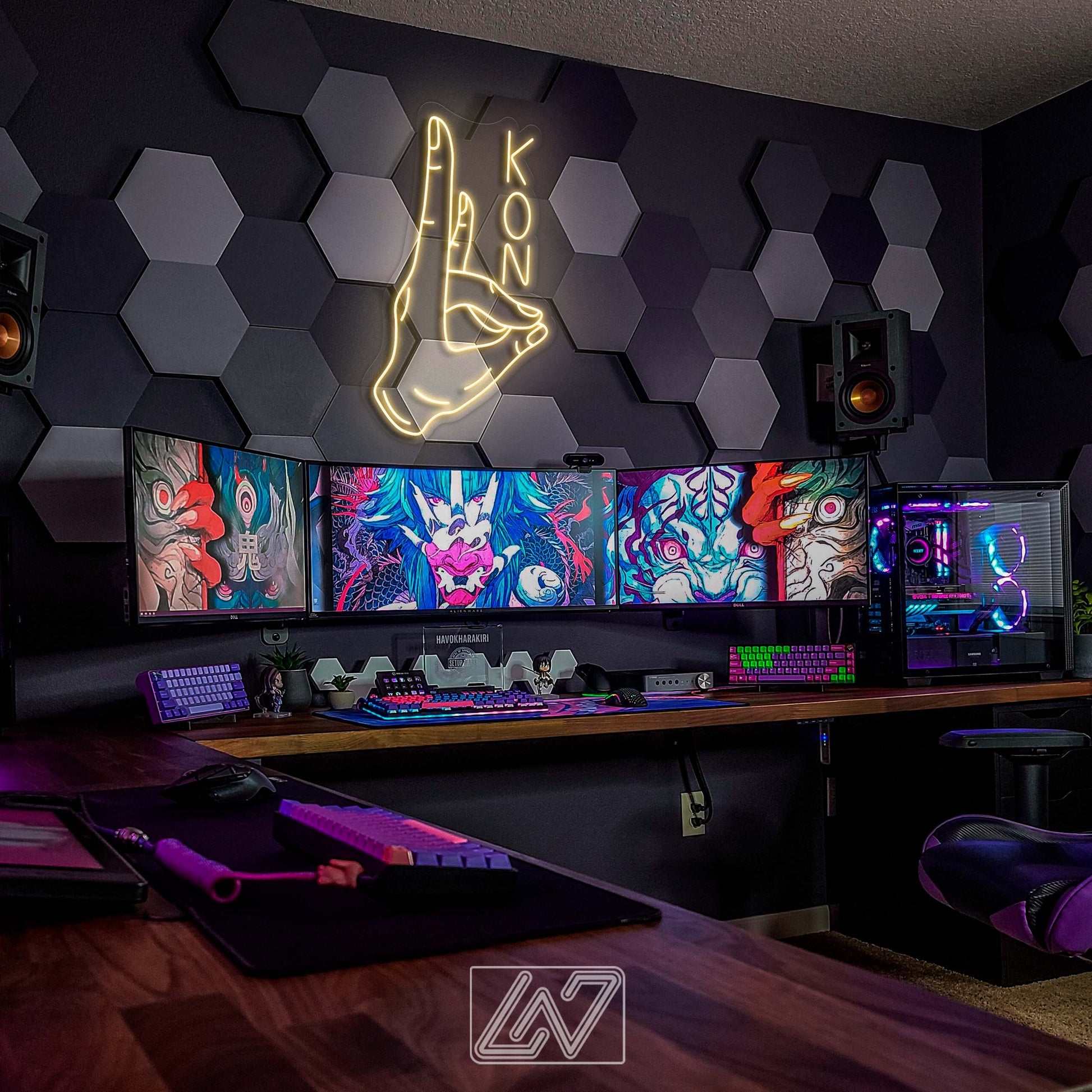 Anime Item - LED Neon Anime Wall Art, Anime, Cartoon Character, Game Room Light, Personalized Gifts, Kids Room Decor,Japanese Neon Sign