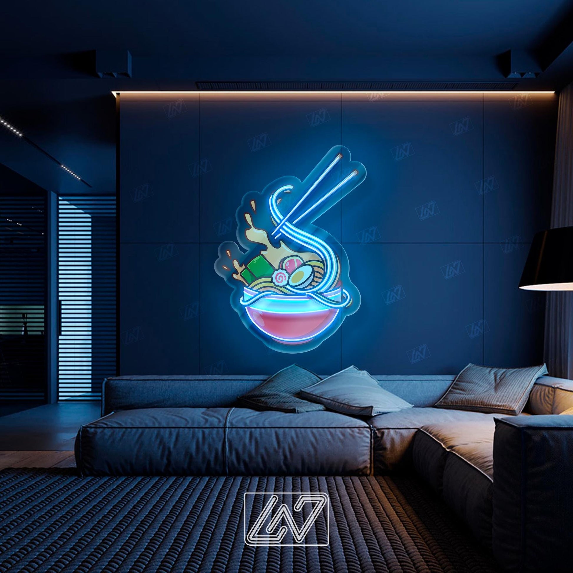 Ramen Noodle Egg And Meat With Chopstick