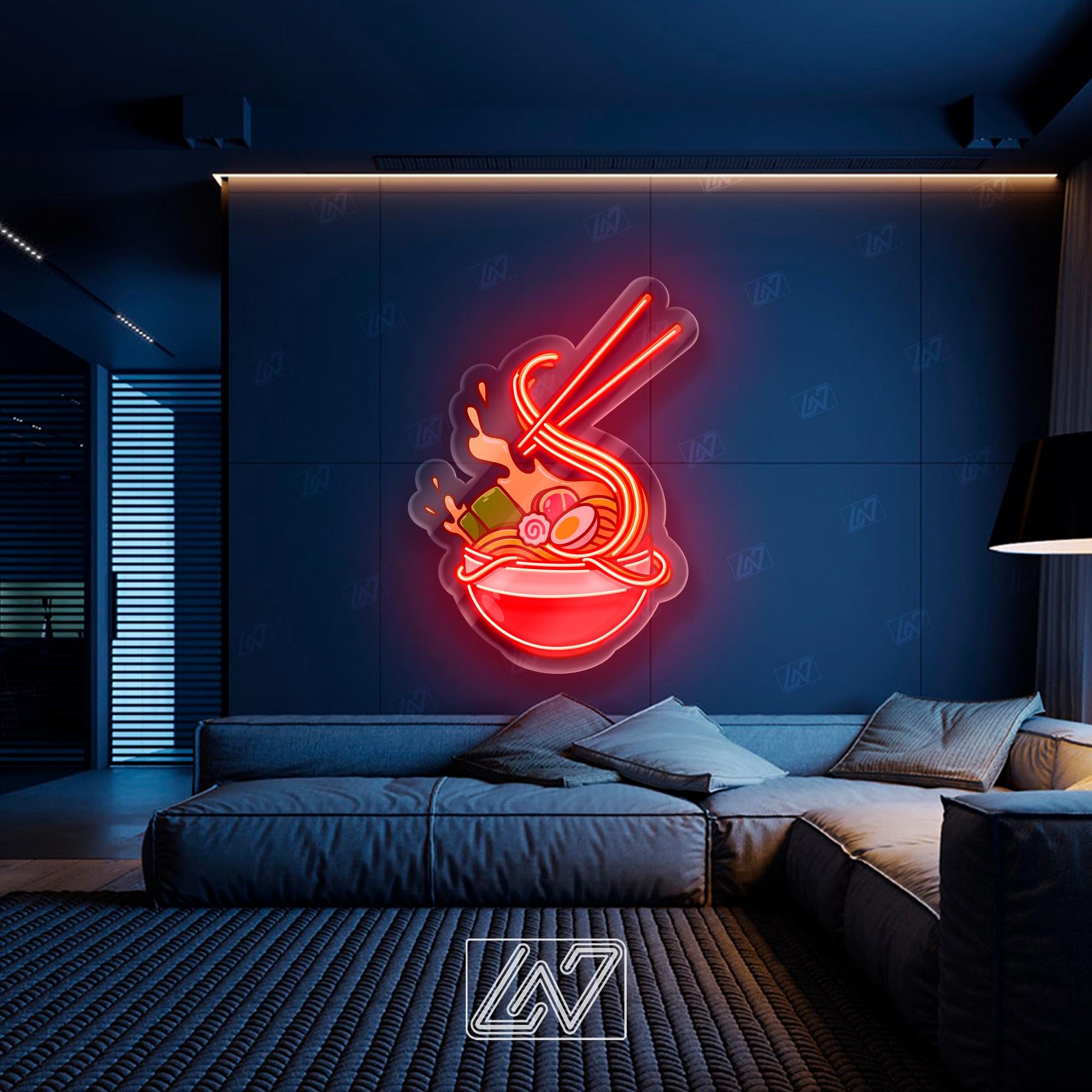 Ramen Noodle Egg And Meat With Chopstick