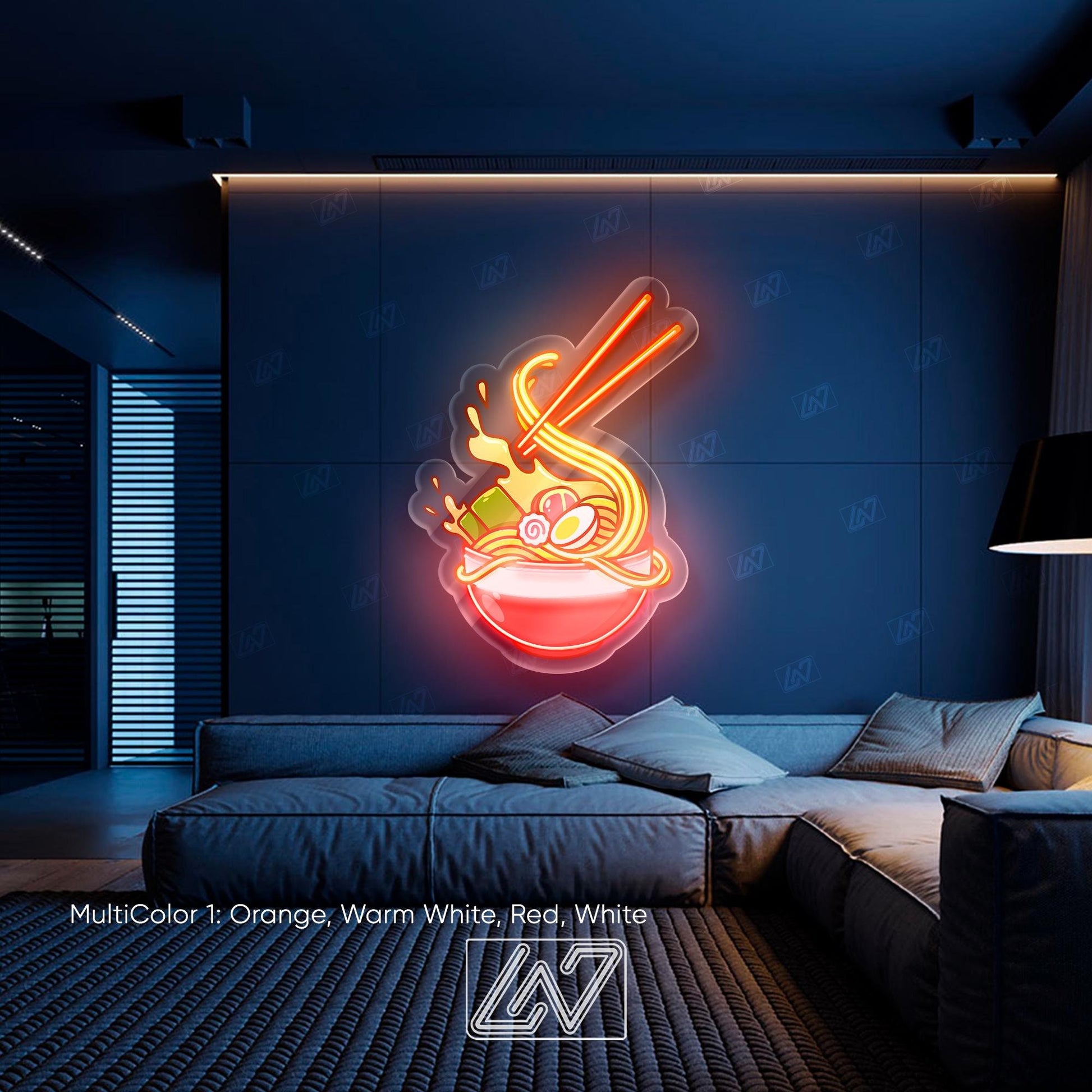 Ramen Noodle Egg And Meat With Chopstick