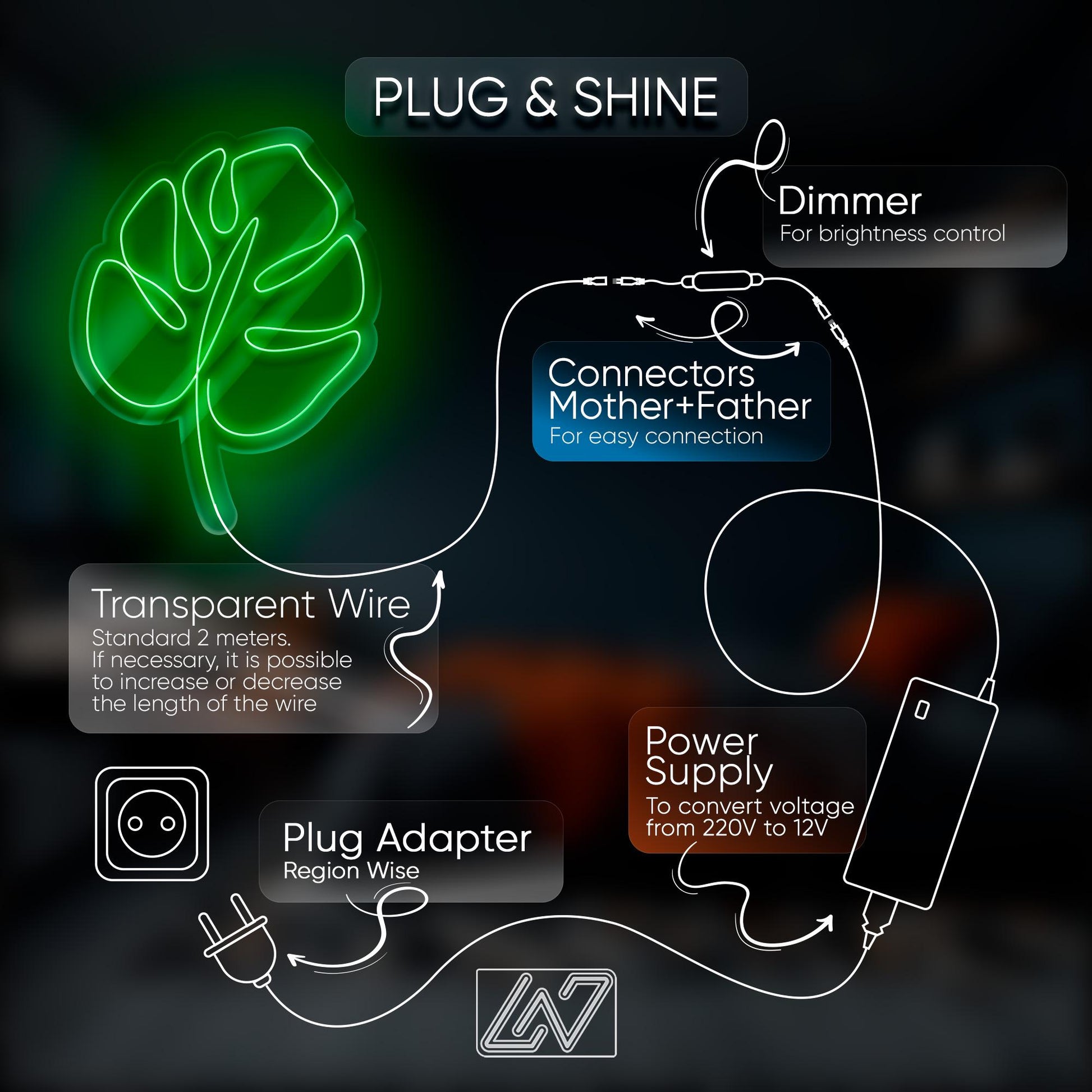 Italian Flag Heart Neon Sign, Tricolor LED Wall Light for Italian Restaurant, Italy Pride Decor, Romantic Italian Themed Home Art