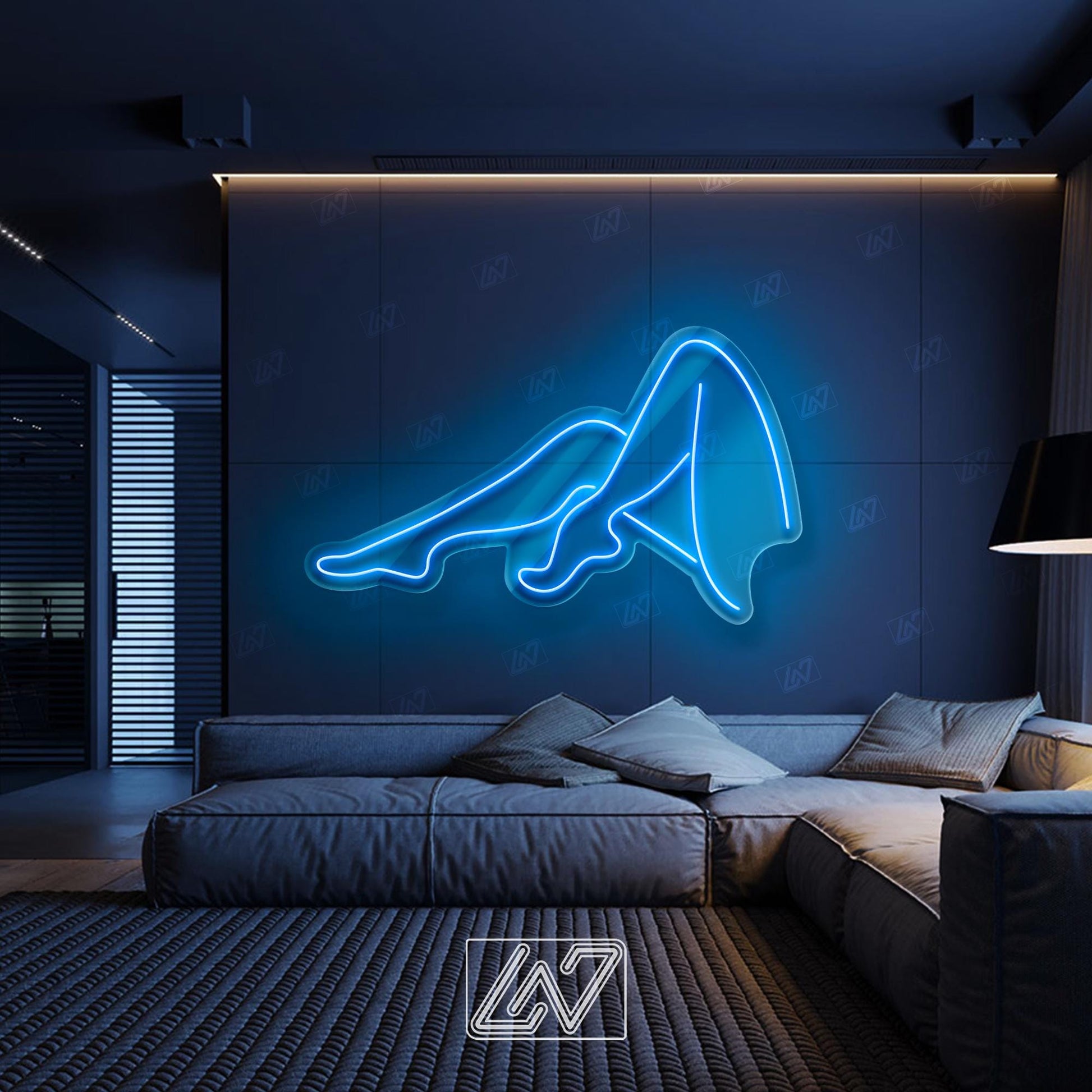 Sexy Woman’s Legs Neon Sign LED Wall Art, Sensual Pin-Up Style Decor for Tattoo Studio, Bar, Lounge or Bold Modern Interior