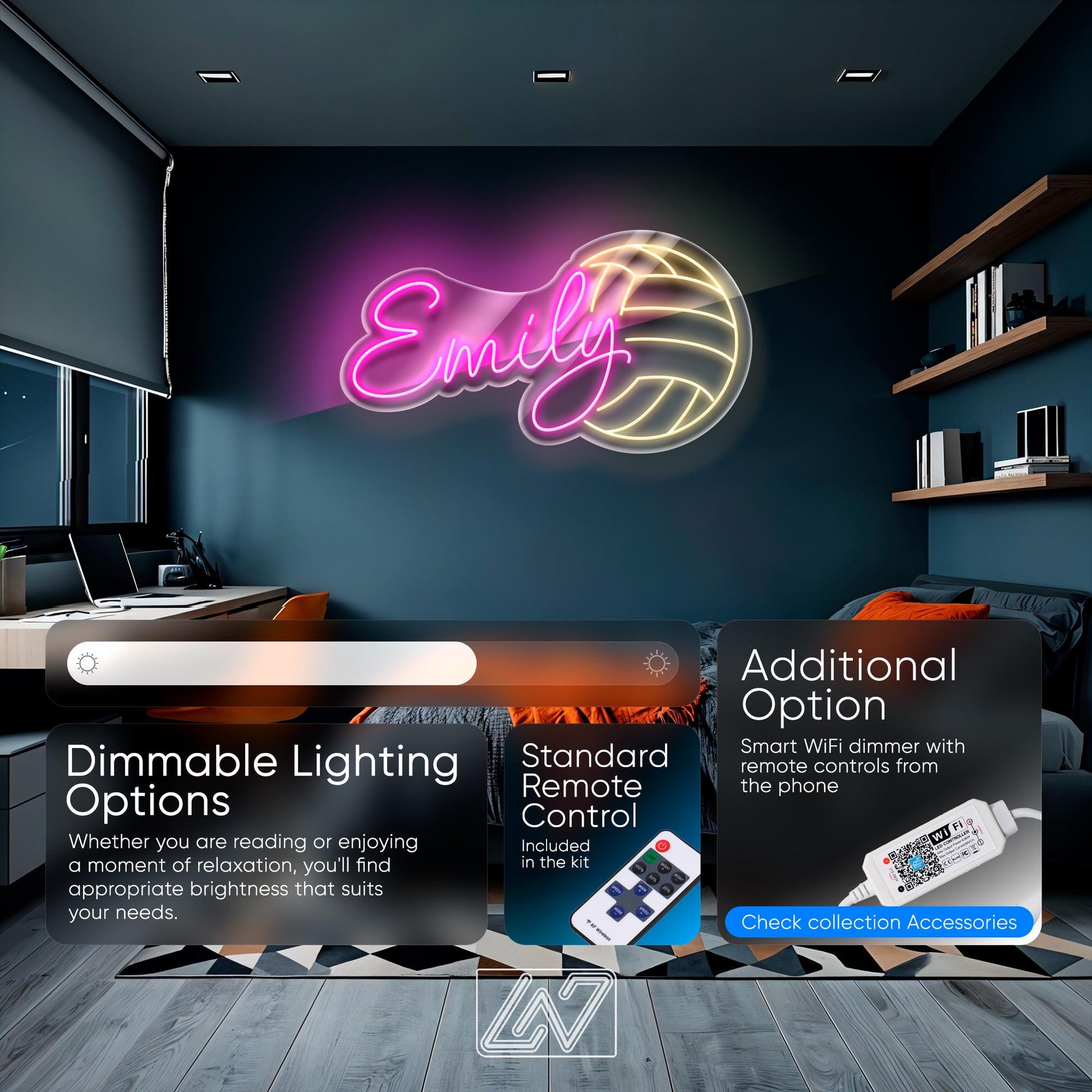 Boxing Club LED Neon Sign Wall Light, Bold Fight Gym Decor with UV Print, Punching Glove Art for Training Room or Fitness Studio