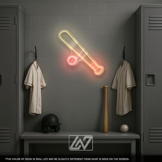Baseball LED Neon Sign