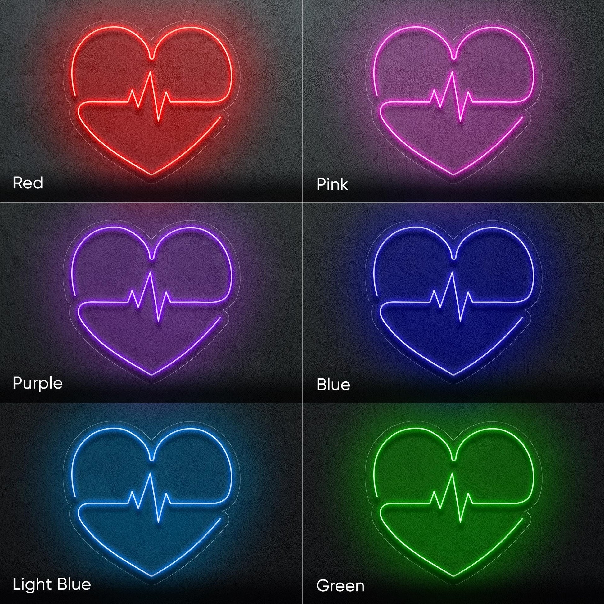Heartbeat Neon Sign