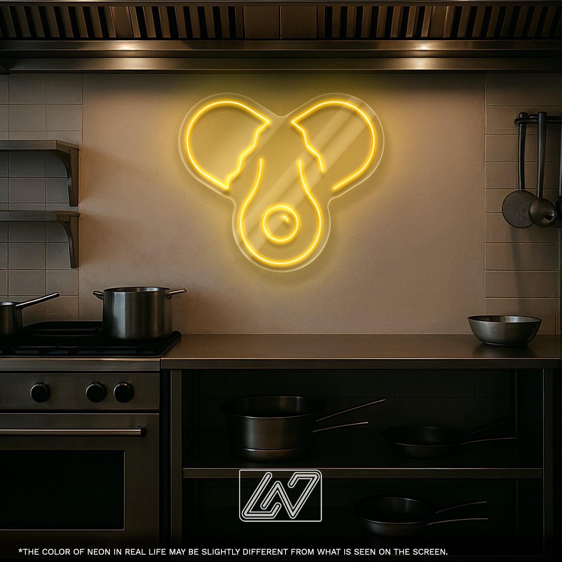 Egg LED Neon Sign – Funny Kitchen Wall Light with Cracked Egg Design – Unique Gift for Foodies, Chefs, or Breakfast Lovers