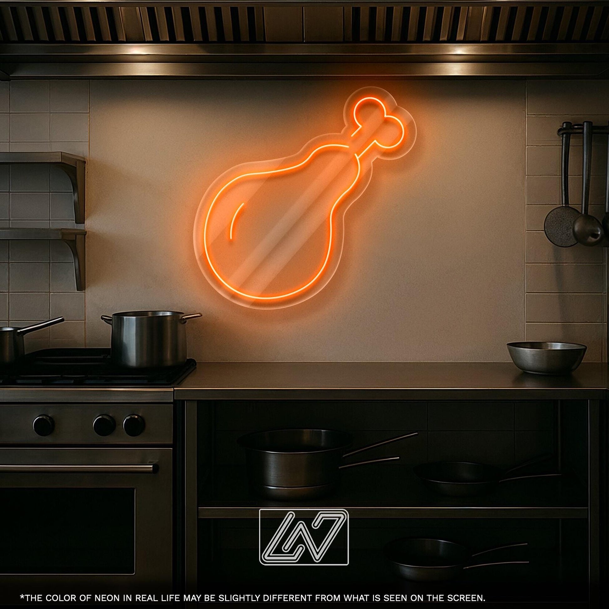 Chicken Leg Neon Sign