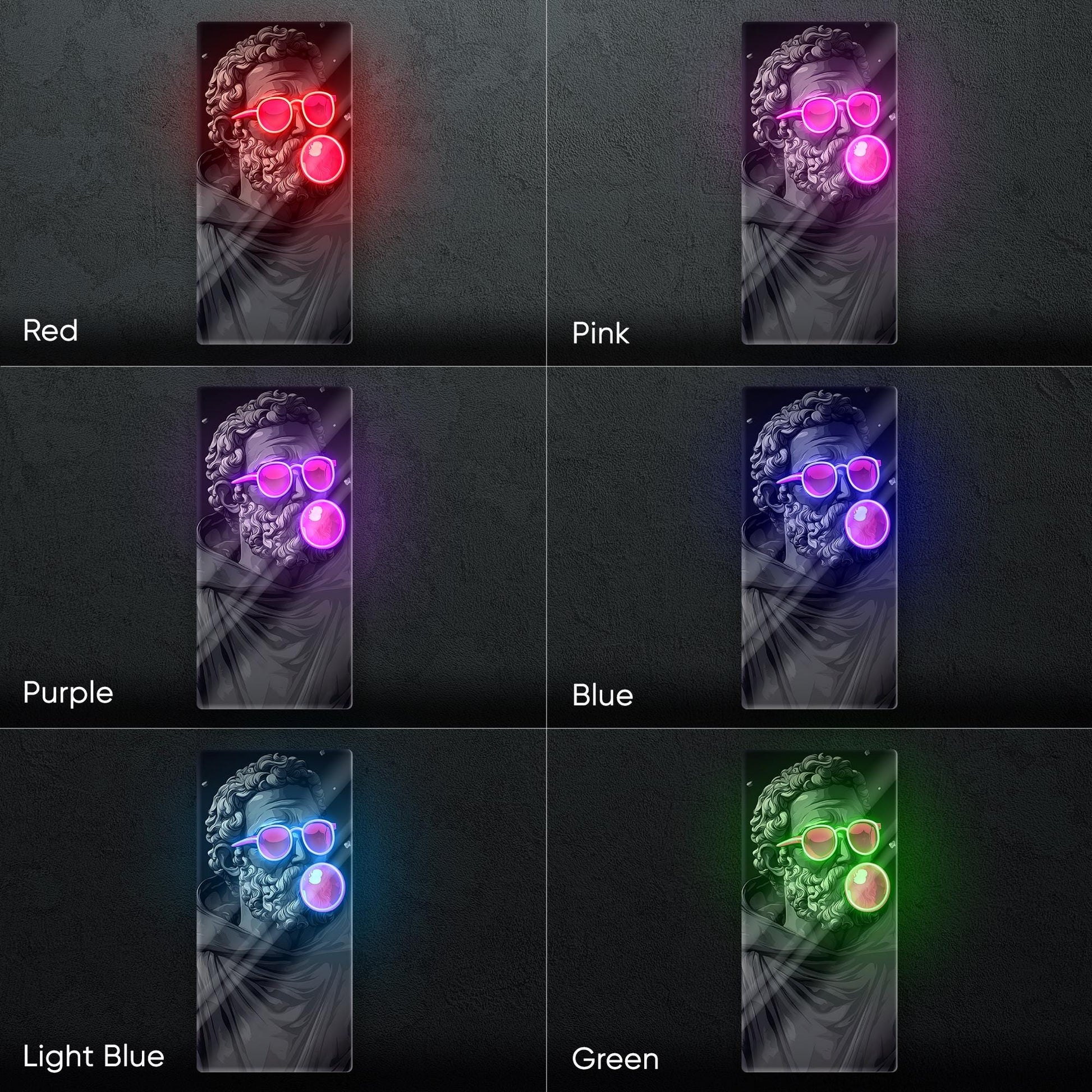 Pop Art Statue LED Neon Sign