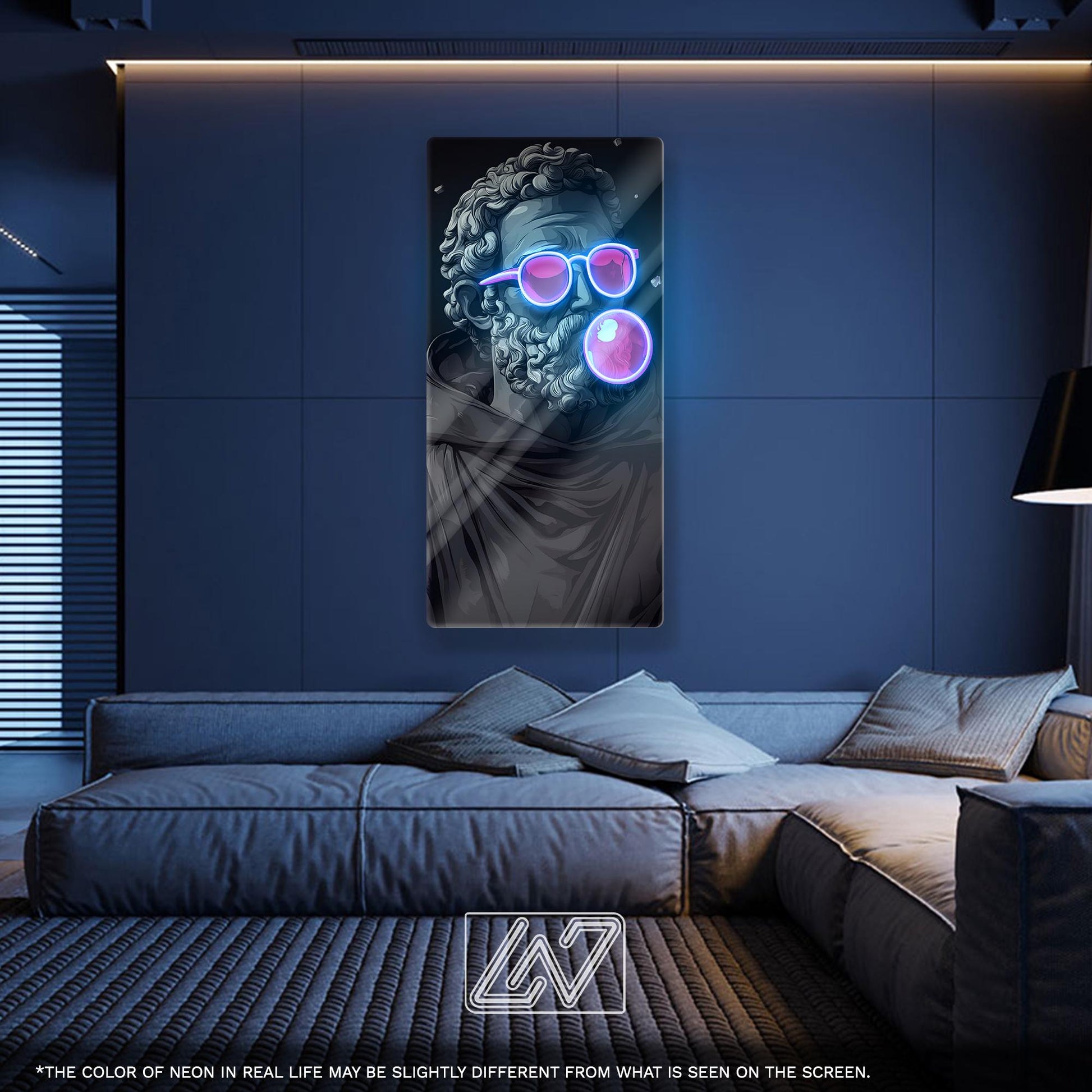 Pop Art Statue LED Neon Sign