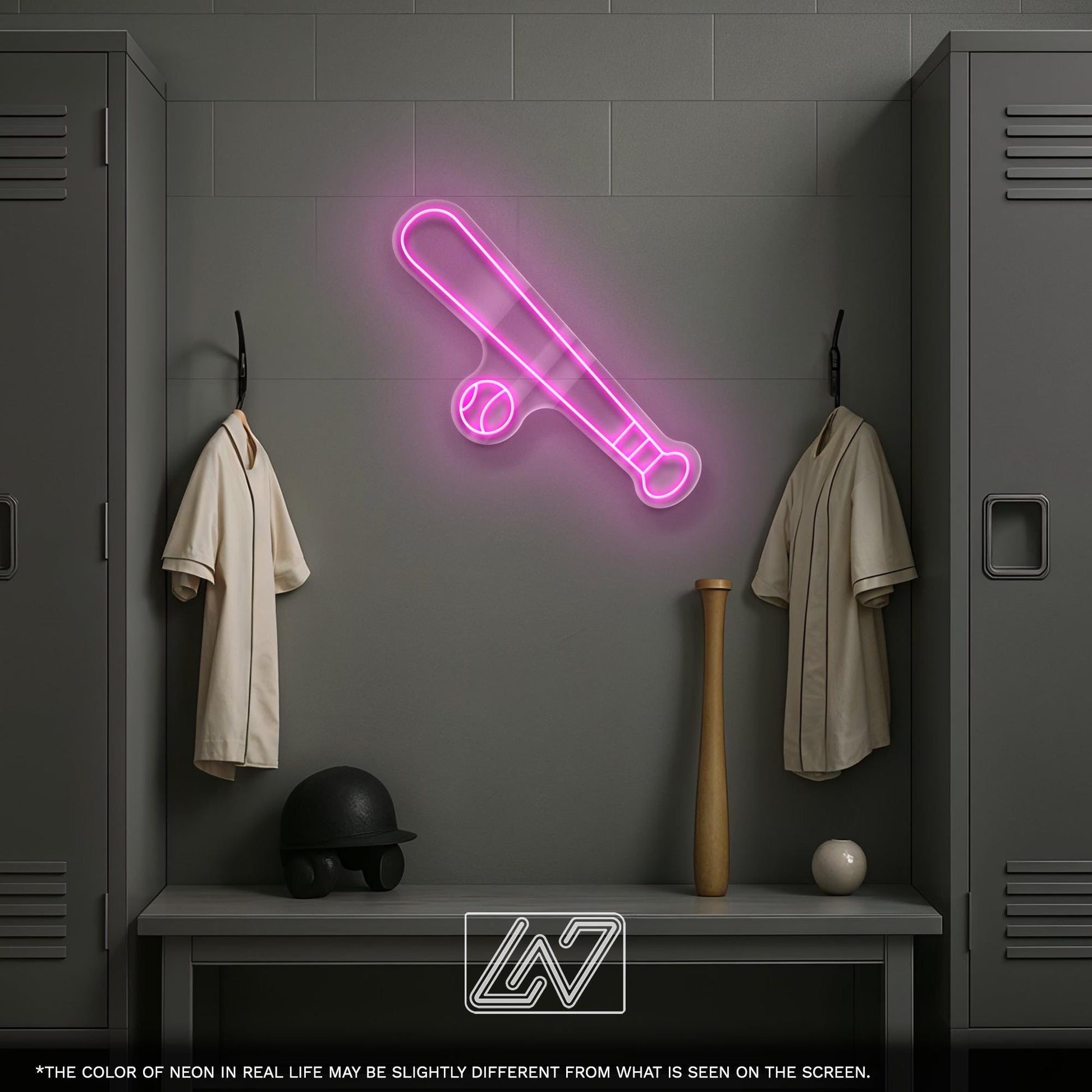 Baseball LED Neon Sign