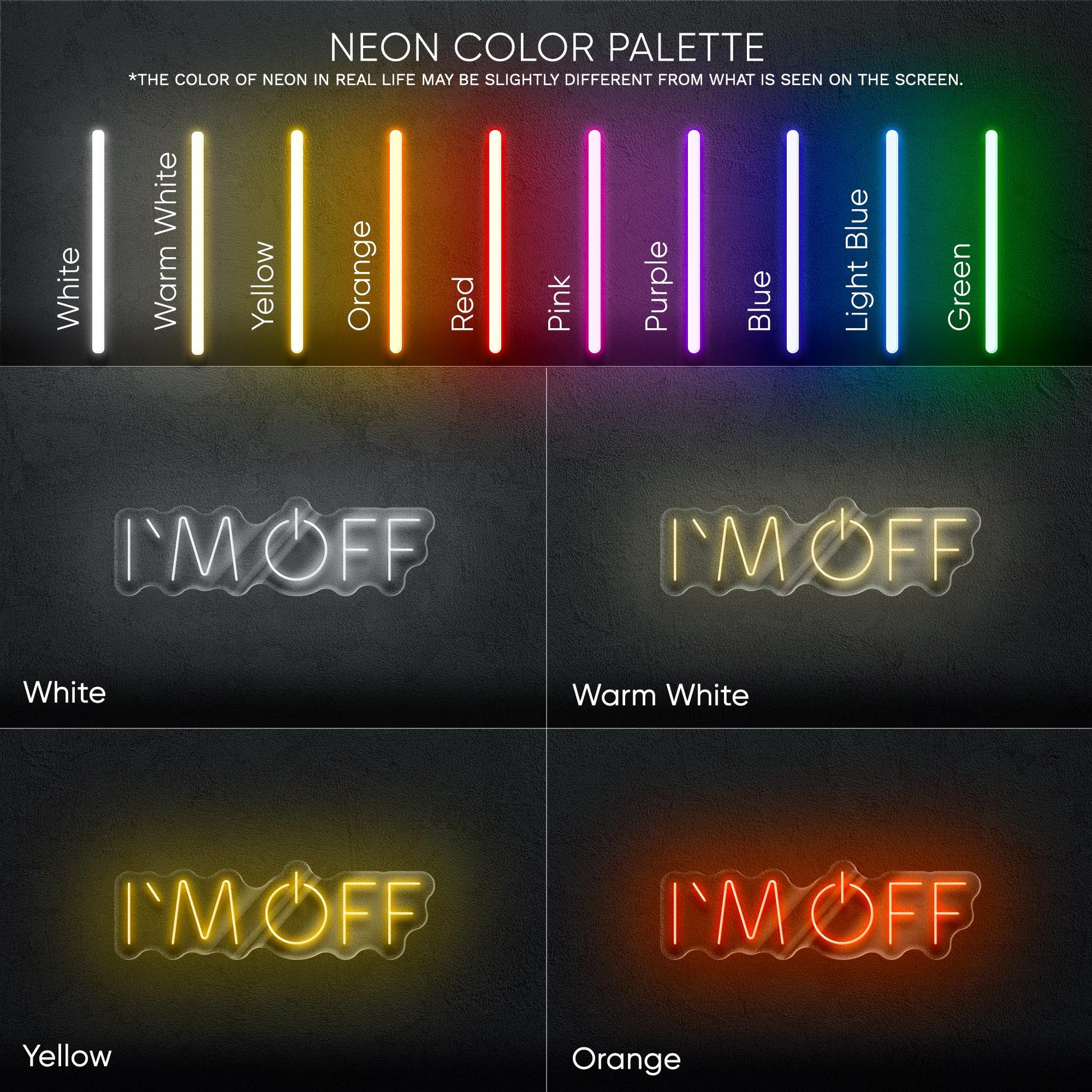 I'M OFF LED Neon Sign