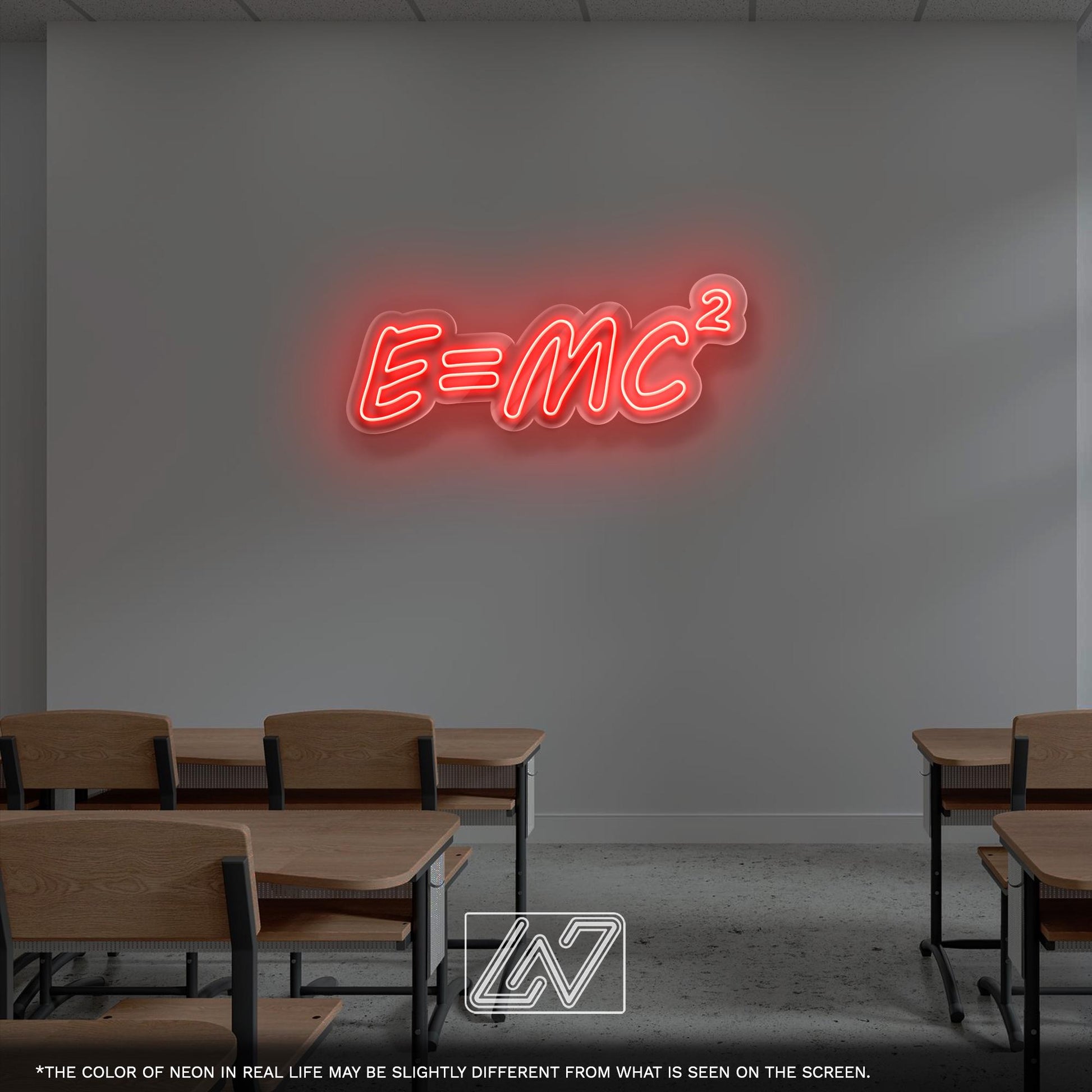 E=mc2 LED Neon Sign