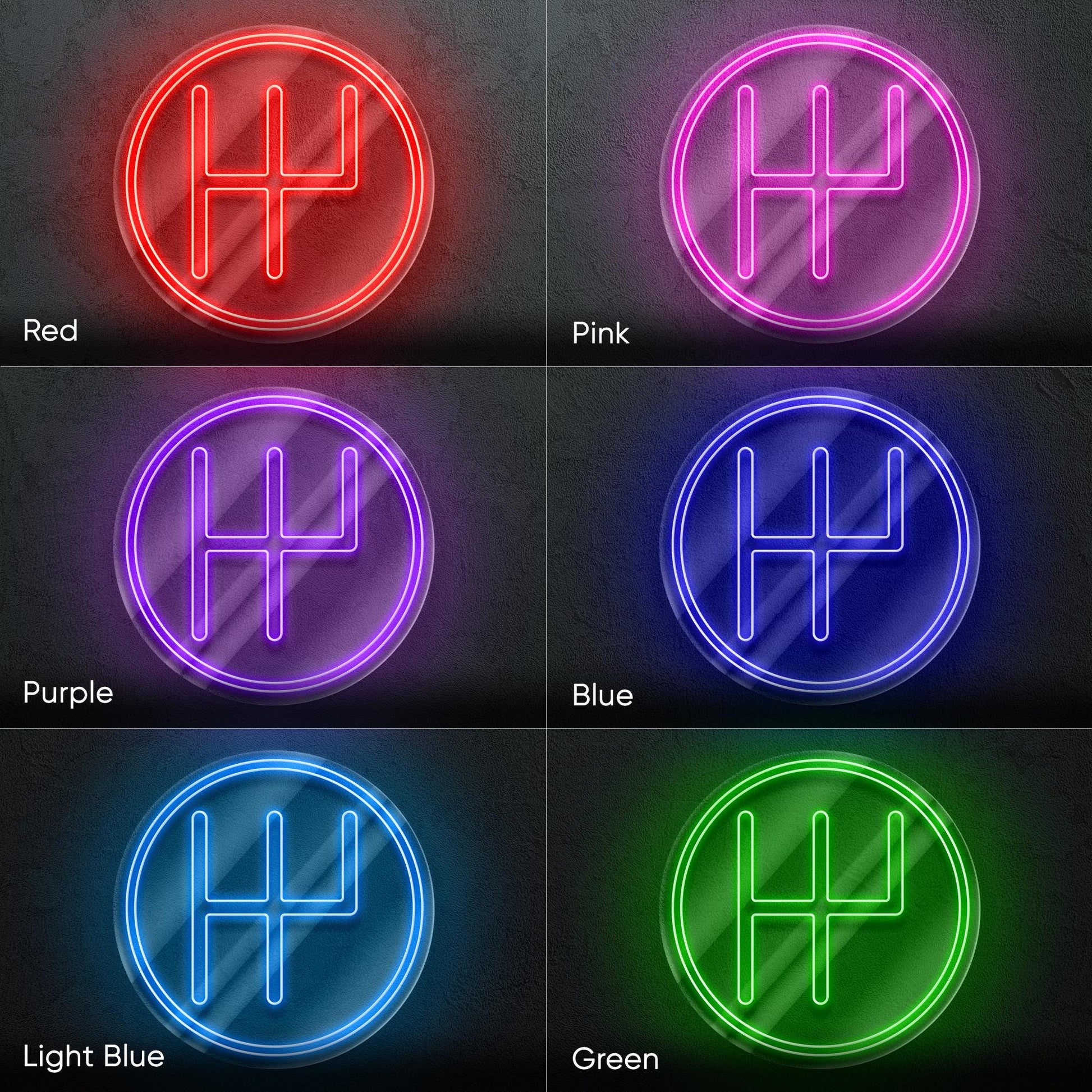 Gear Transmission LED Neon Sign – Industrial Style Light for Garage, Auto Shop, Man Cave or Workshop, Great Gift for Car and Mechanic Lovers