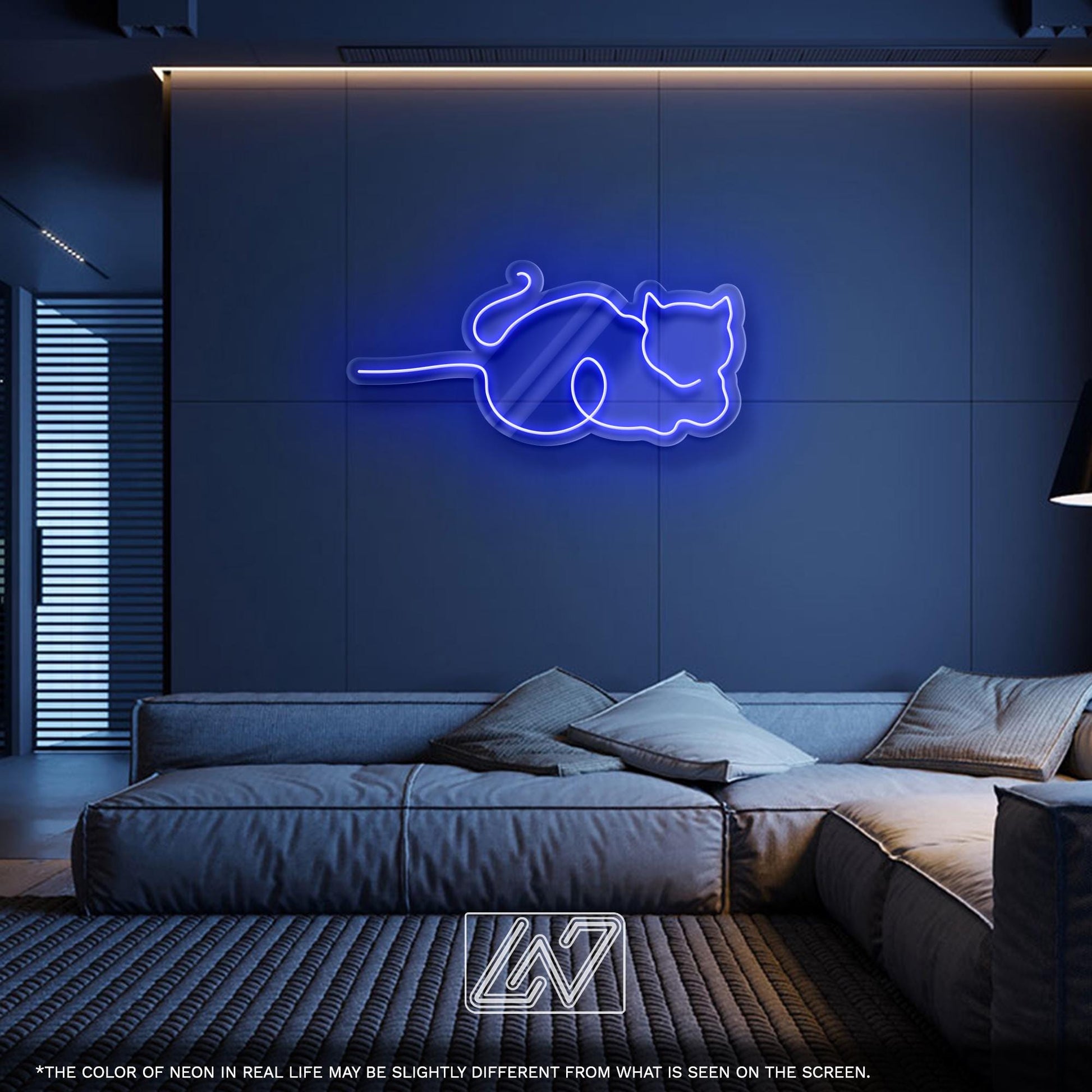 Cat LED Neon Sign – Cute Light Up Wall Decor for Pet Lovers, Bedroom or Kids Room, Unique Gift for Cat Owners, Studio or Cozy Home Corner