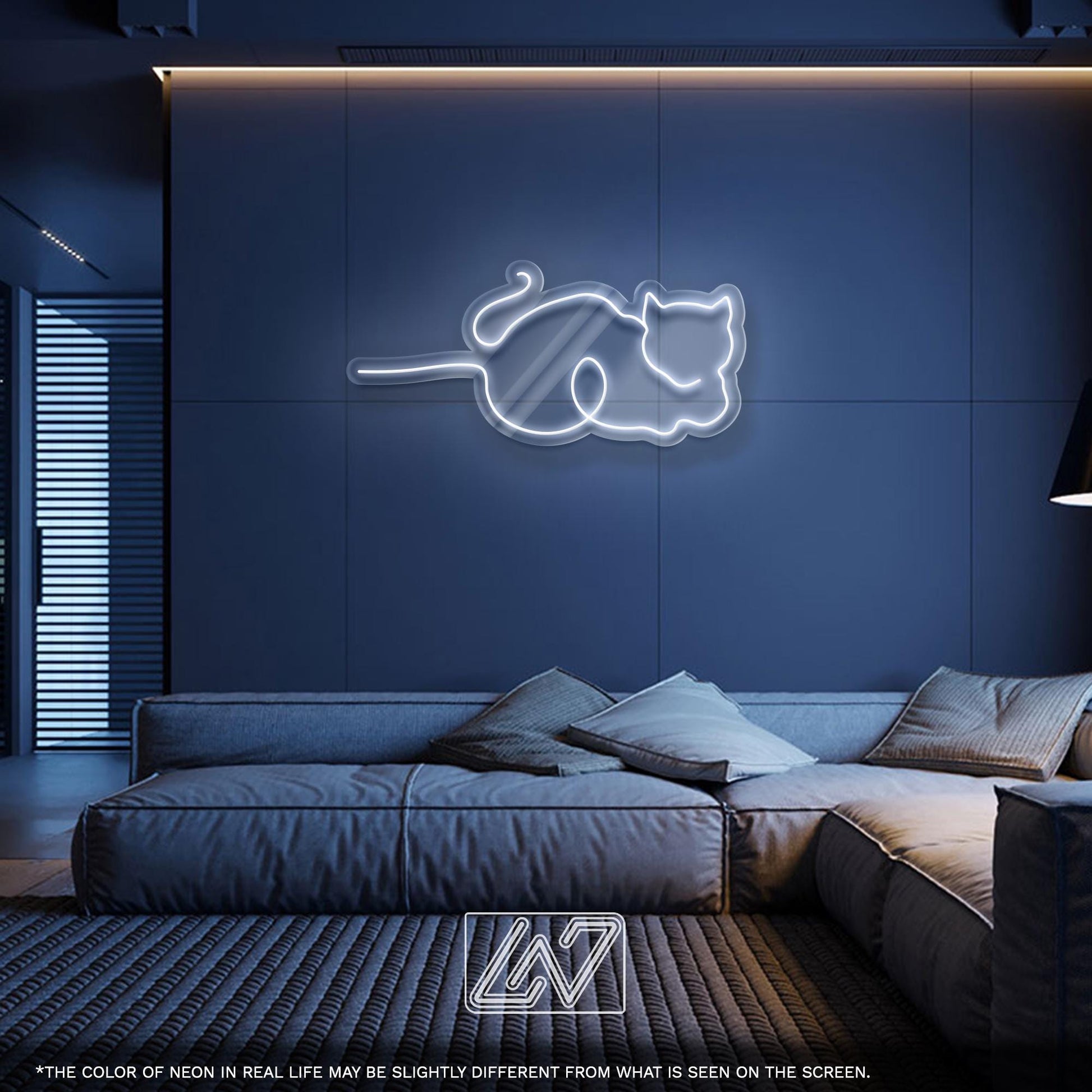 Cat LED Neon Sign – Cute Light Up Wall Decor for Pet Lovers, Bedroom or Kids Room, Unique Gift for Cat Owners, Studio or Cozy Home Corner