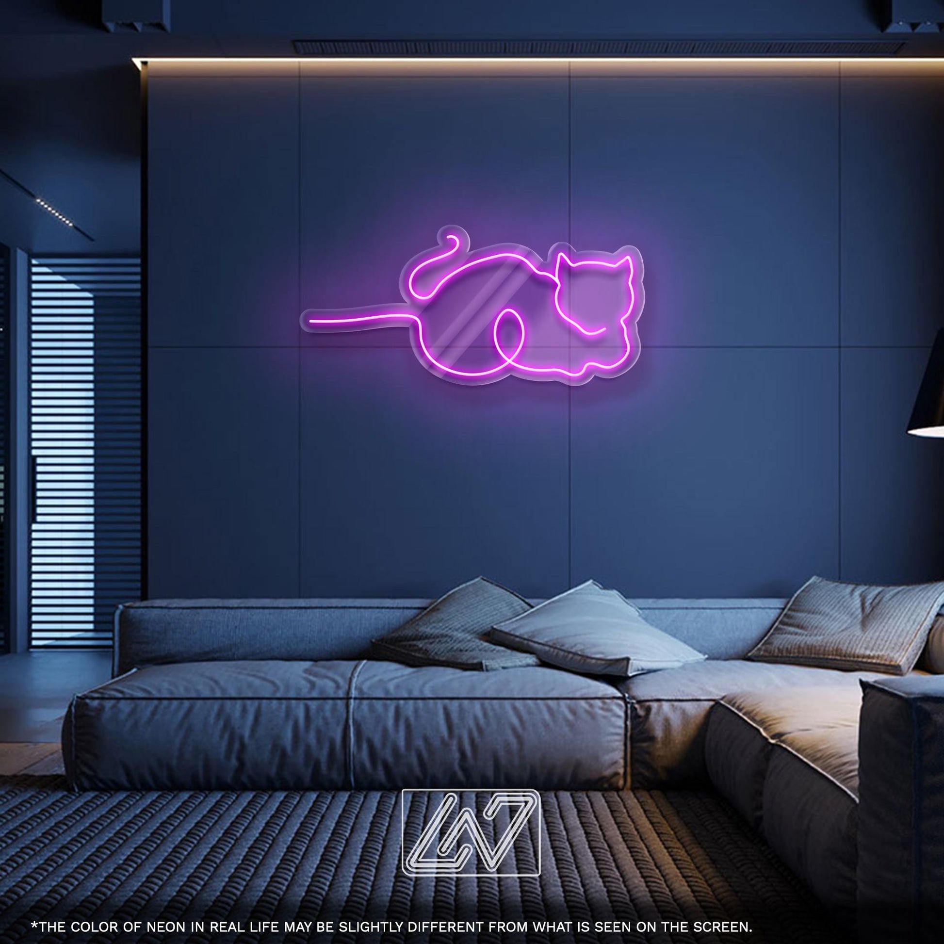 Cat LED Neon Sign – Cute Light Up Wall Decor for Pet Lovers, Bedroom or Kids Room, Unique Gift for Cat Owners, Studio or Cozy Home Corner