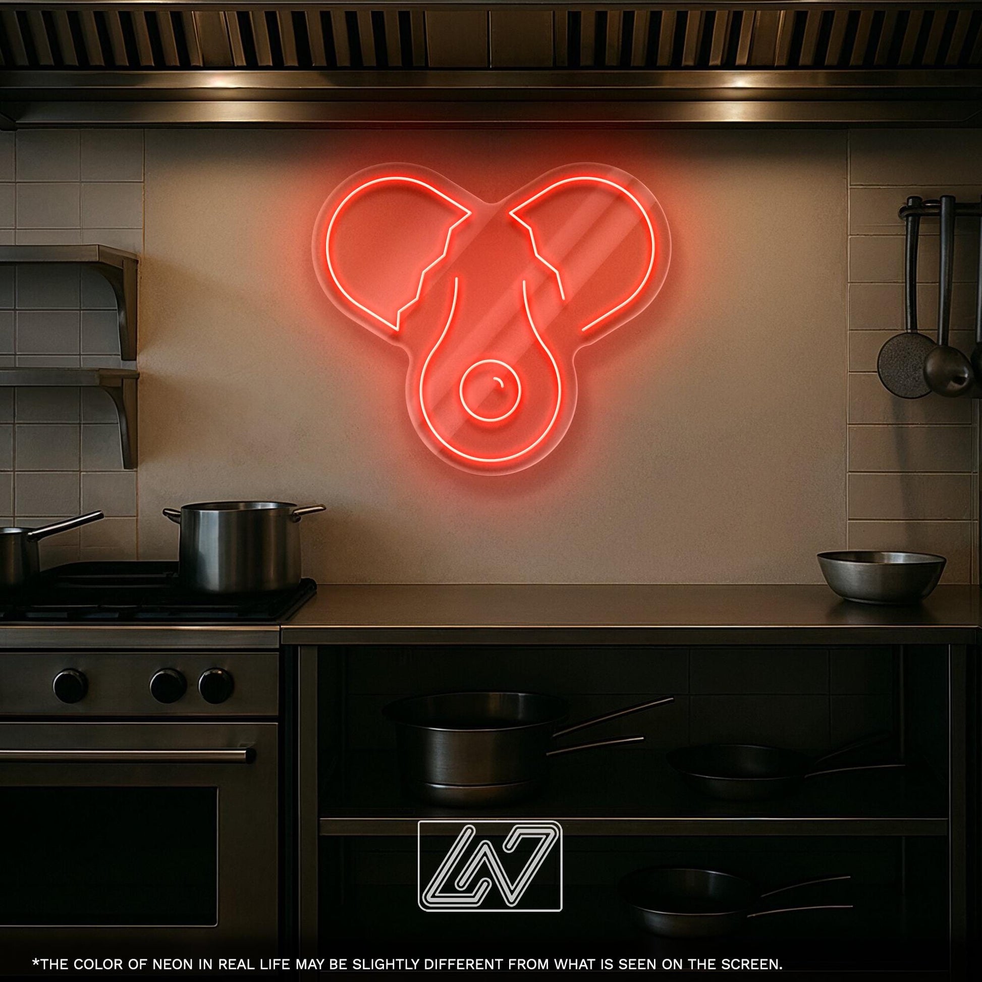 Egg LED Neon Sign – Funny Kitchen Wall Light with Cracked Egg Design – Unique Gift for Foodies, Chefs, or Breakfast Lovers