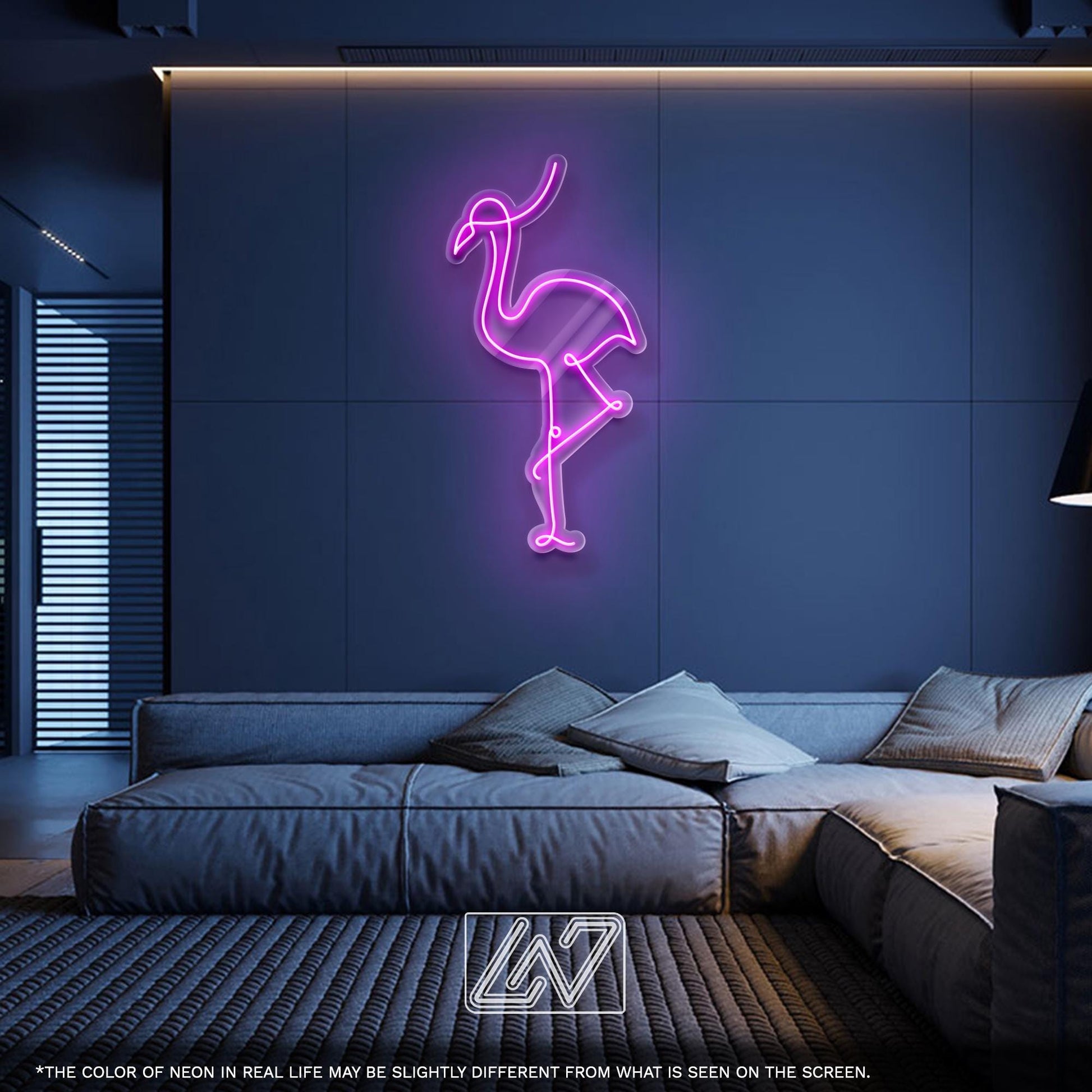 Flamingo LED Neon Sign – Tropical Wall Light for Bedroom, Patio, Bar or Nursery, Cute Pink Decor and Gift Idea for Summer Vibes Lovers