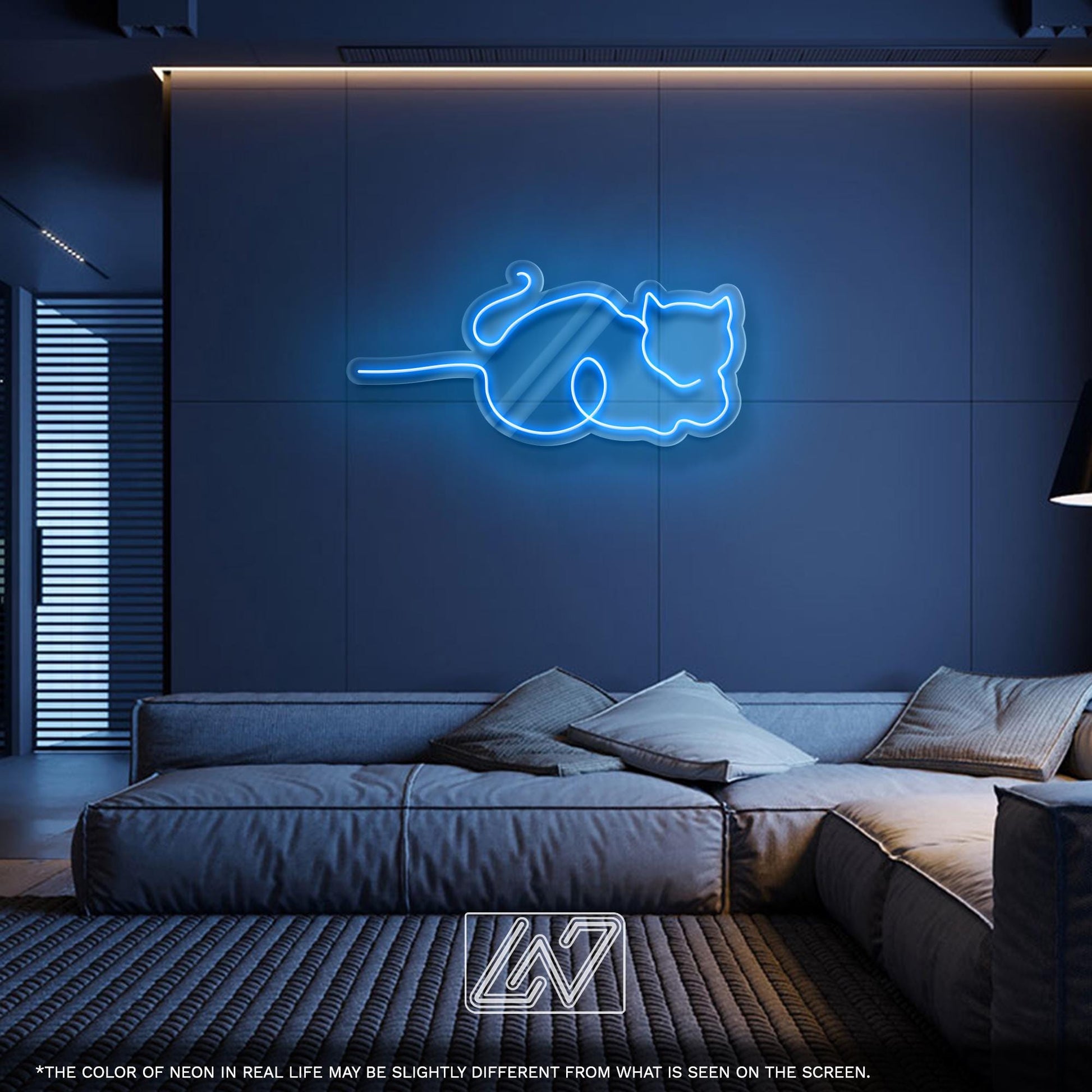 Cat LED Neon Sign – Cute Light Up Wall Decor for Pet Lovers, Bedroom or Kids Room, Unique Gift for Cat Owners, Studio or Cozy Home Corner