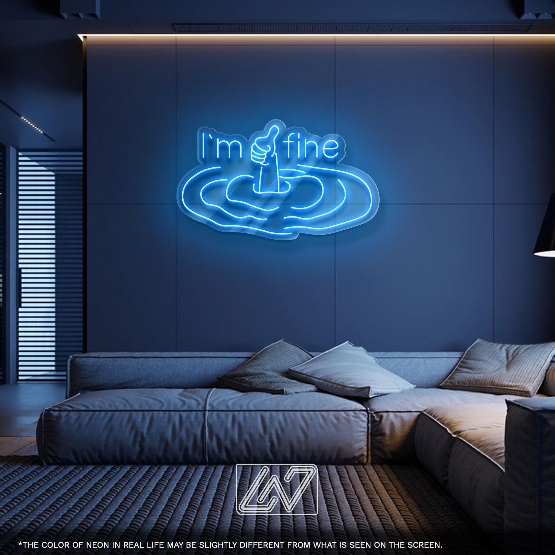 I'm Fine LED Neon Sign
