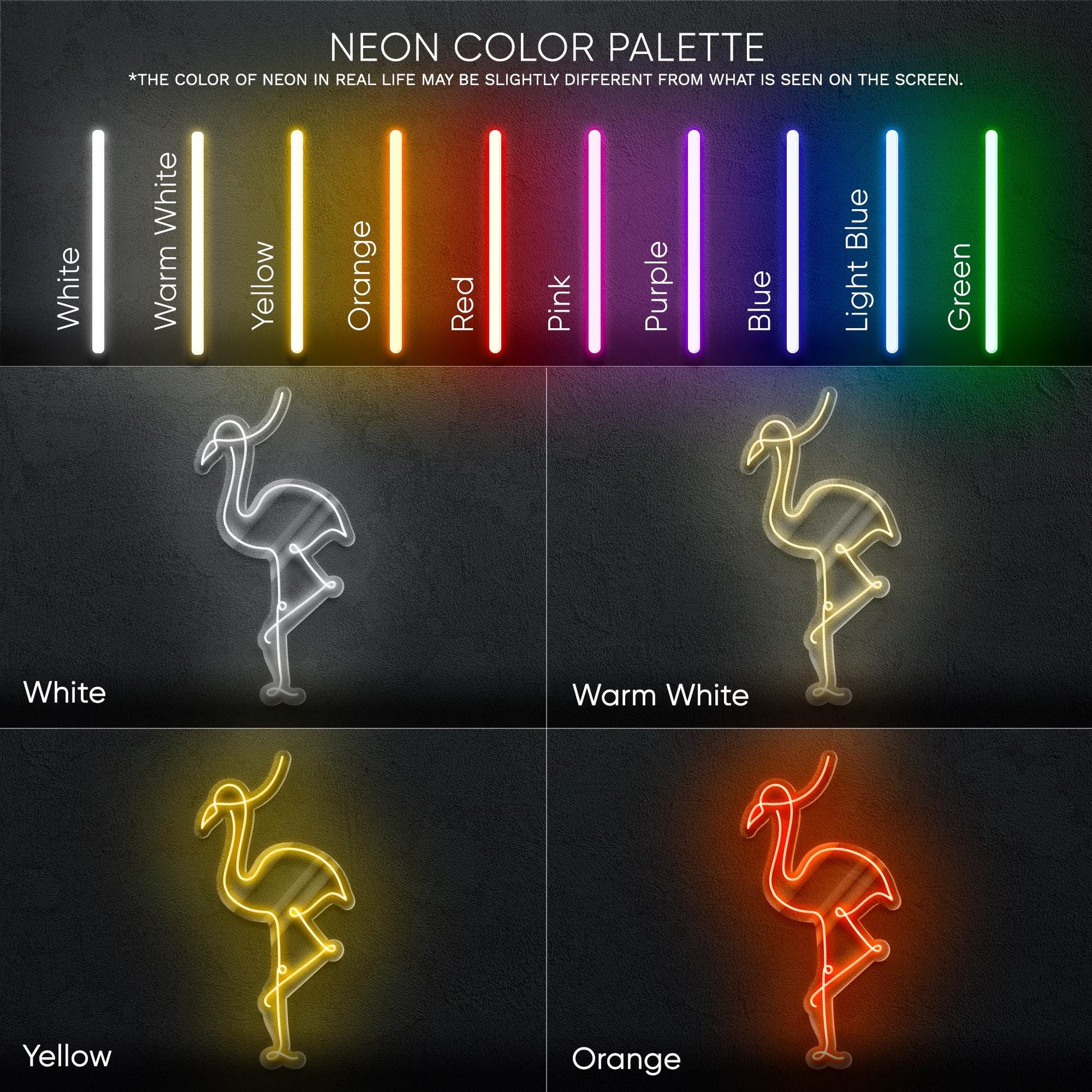 Flamingo LED Neon Sign – Tropical Wall Light for Bedroom, Patio, Bar or Nursery, Cute Pink Decor and Gift Idea for Summer Vibes Lovers