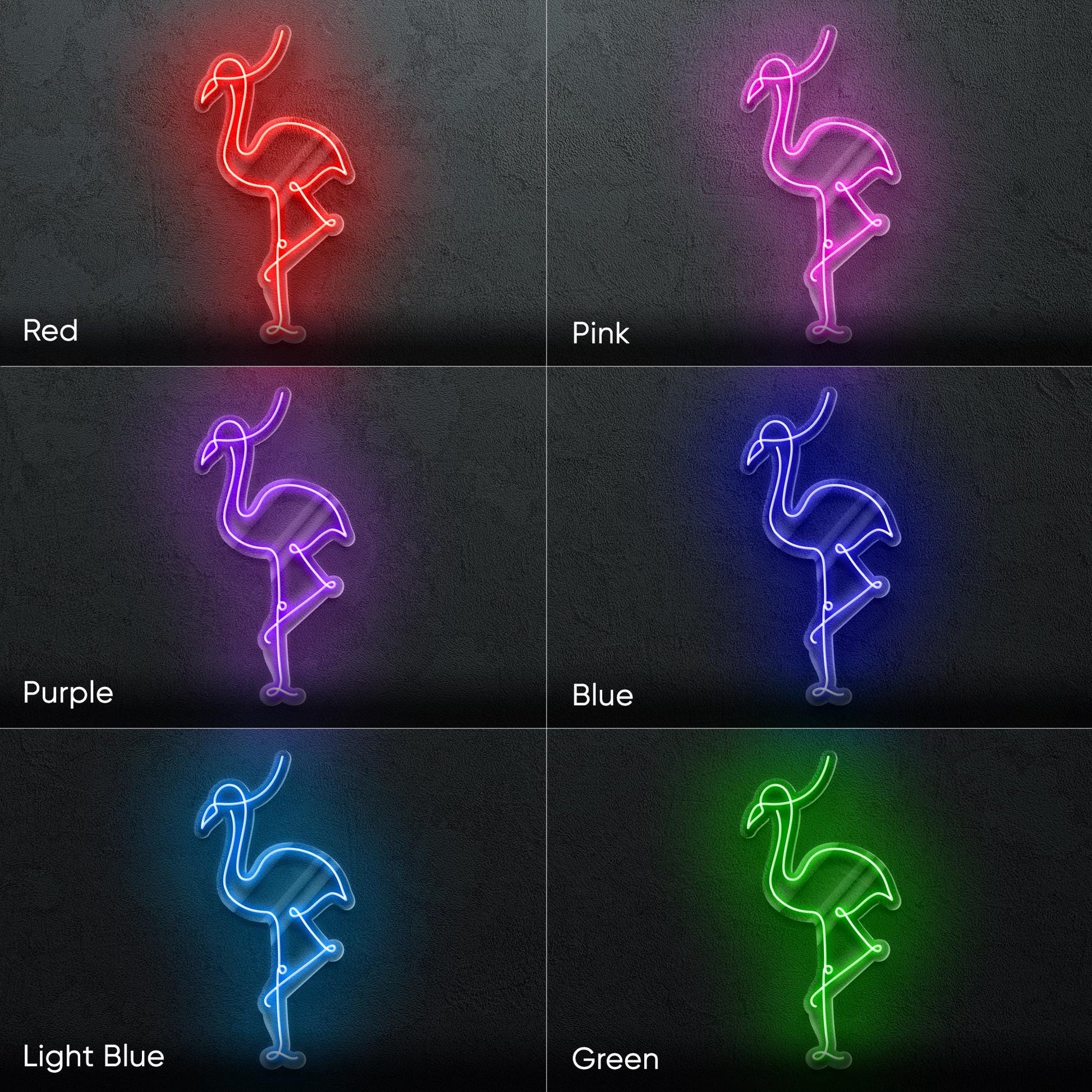 Flamingo LED Neon Sign – Tropical Wall Light for Bedroom, Patio, Bar or Nursery, Cute Pink Decor and Gift Idea for Summer Vibes Lovers