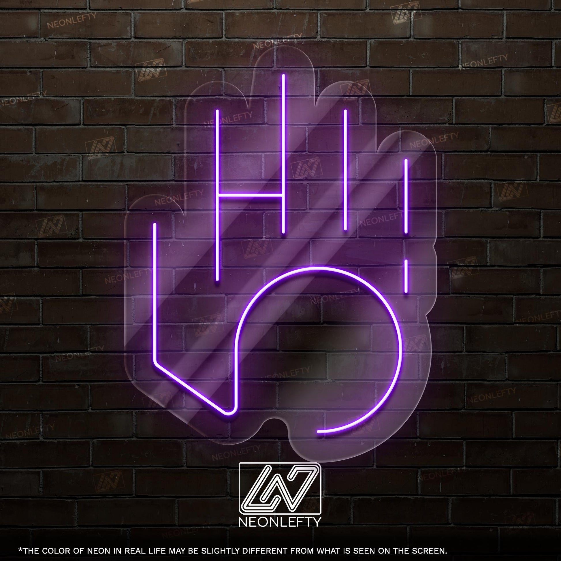 High Five Neon Sign