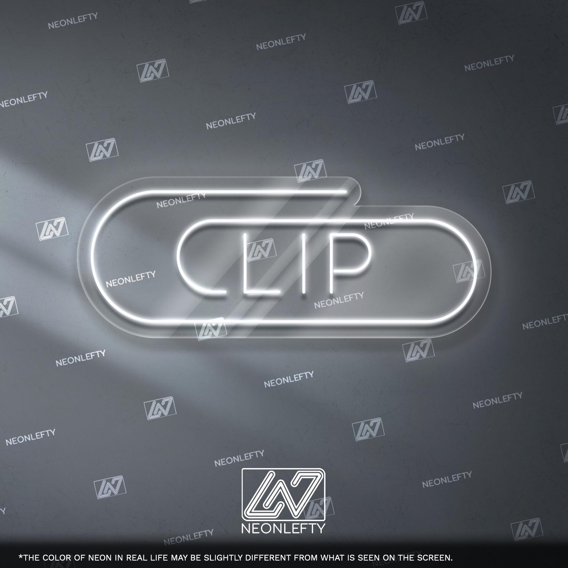 Clip Neon Sign