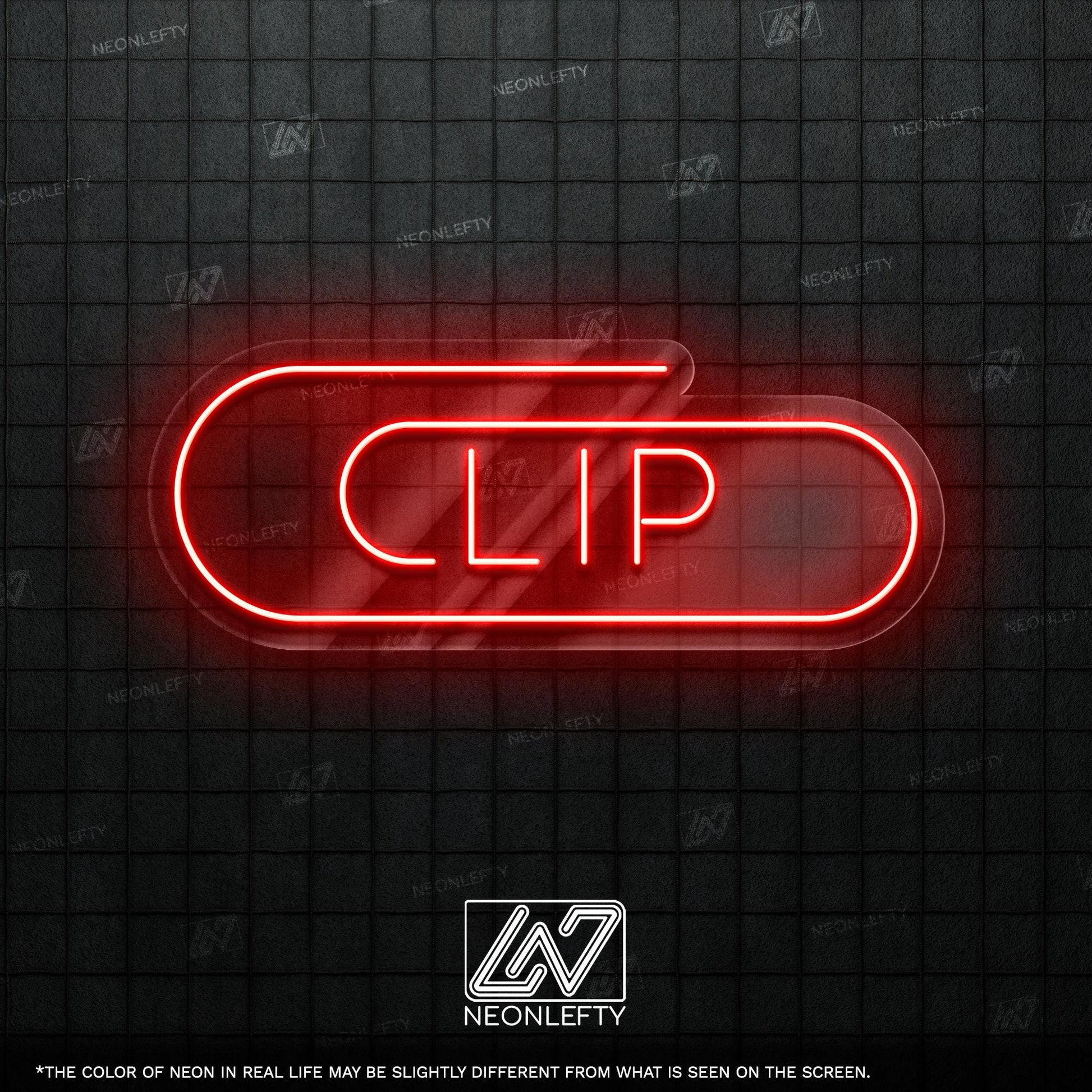 Clip Neon Sign