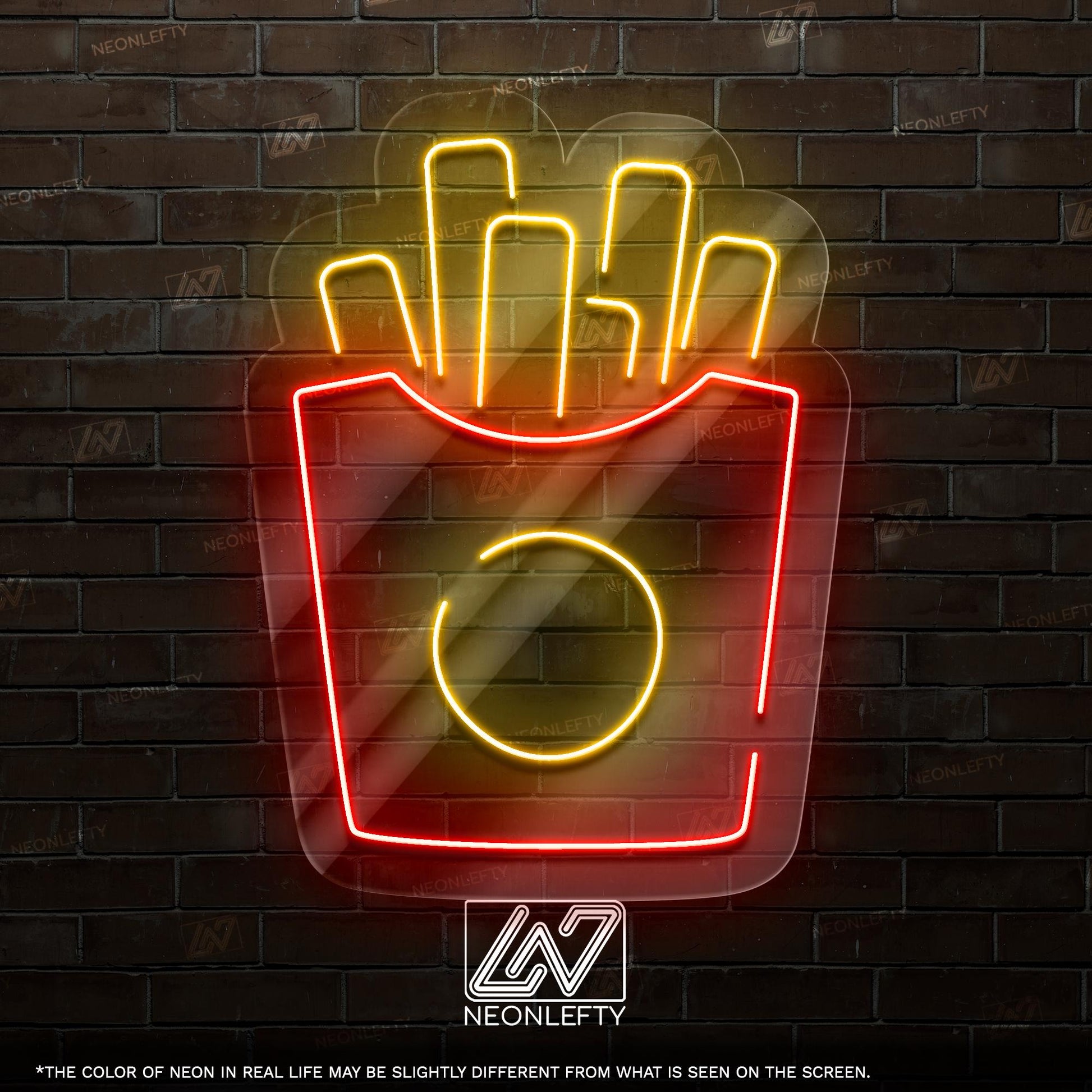 French Fries Neon Sign