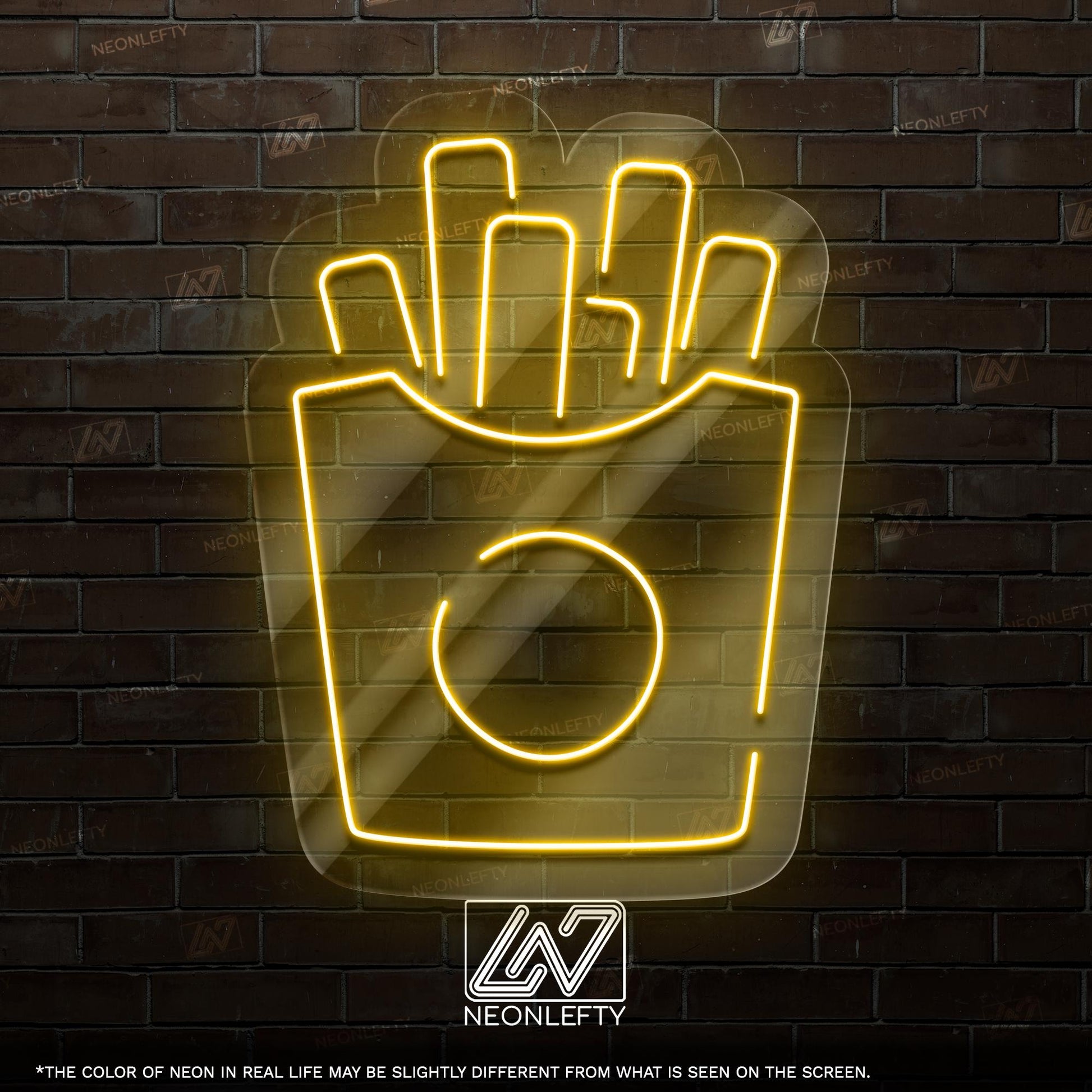 French Fries Neon Sign