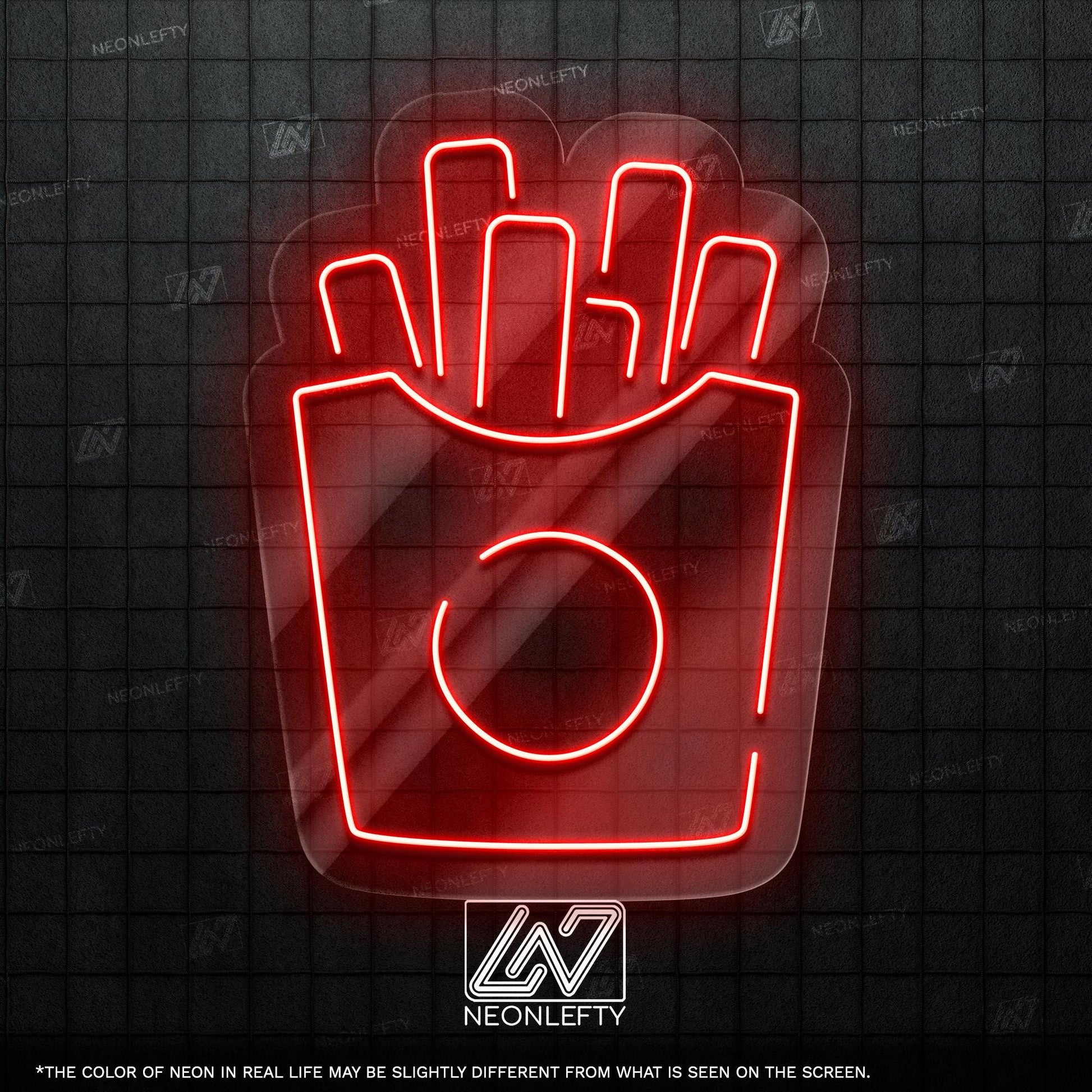 French Fries Neon Sign