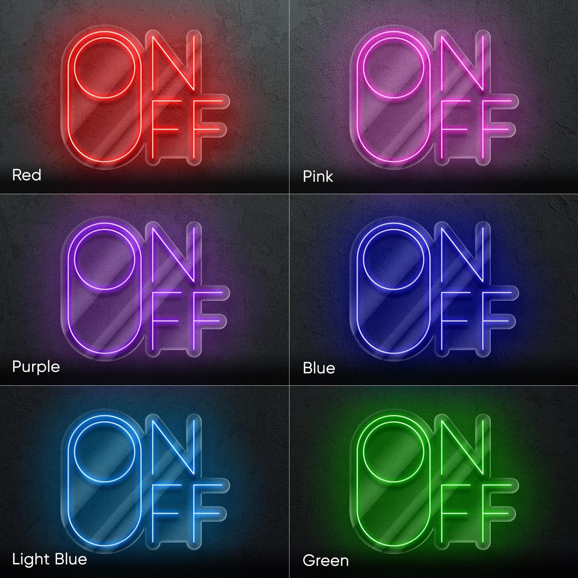 On Off LED Neon Sign