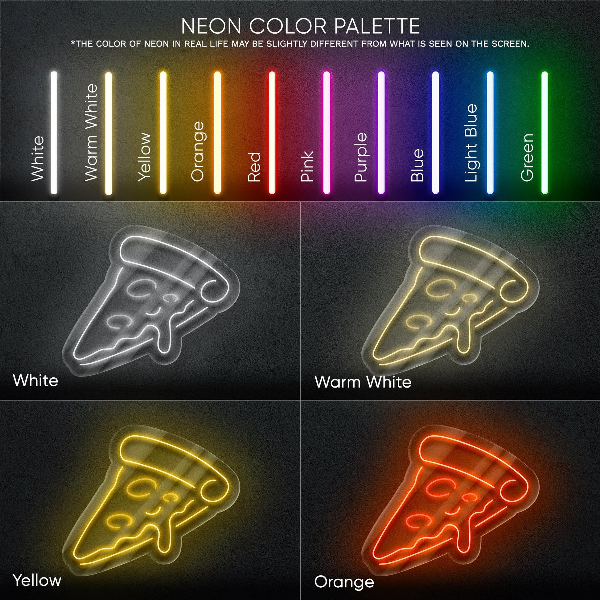 Pizza Slice Neon Sign