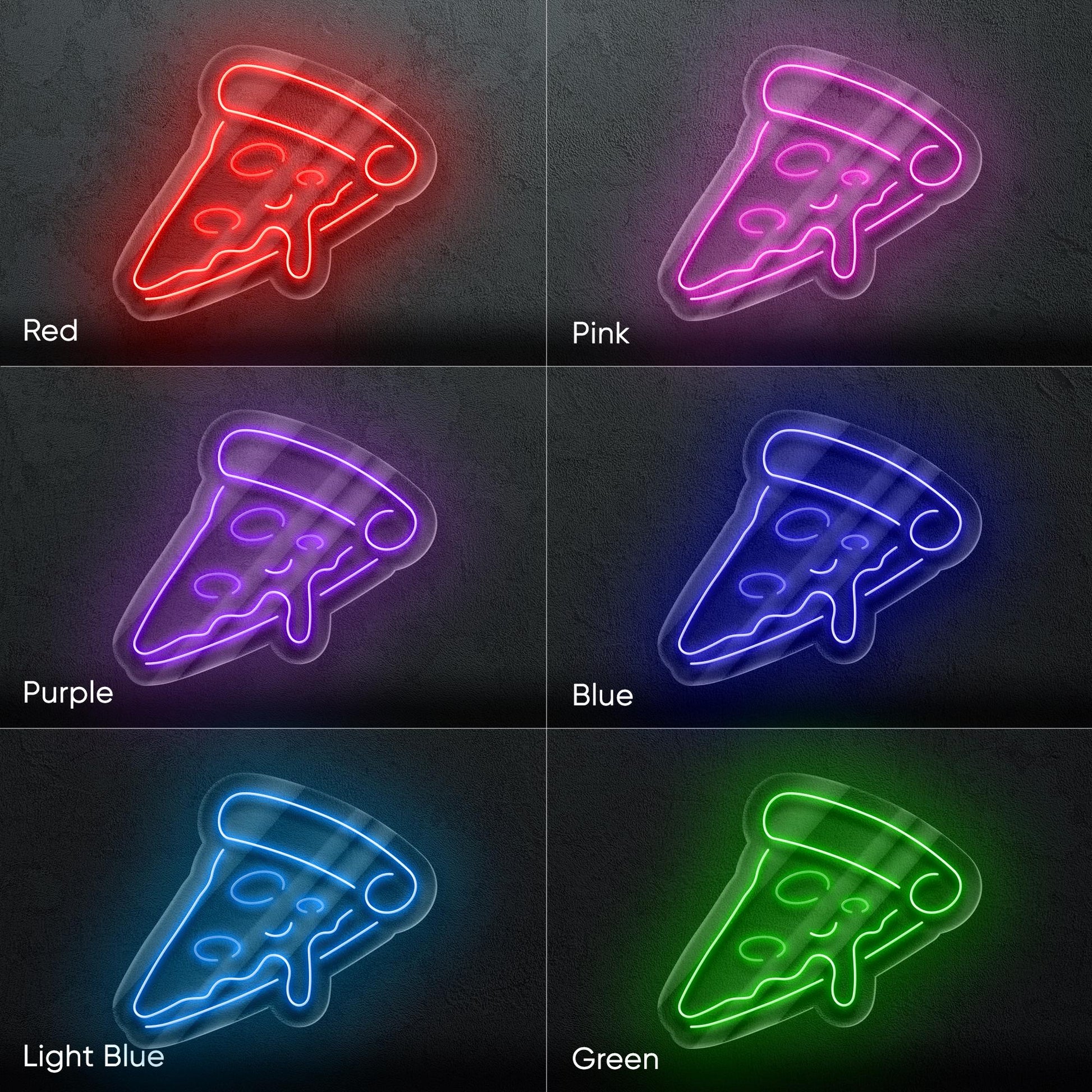 Pizza Slice Neon Sign