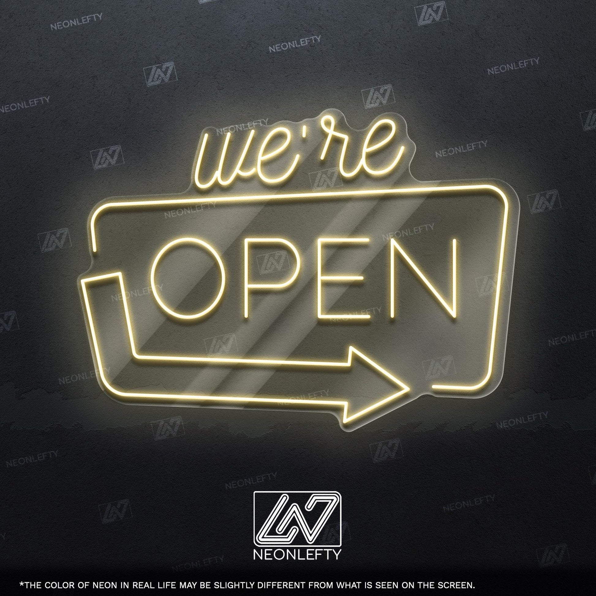 We're Open