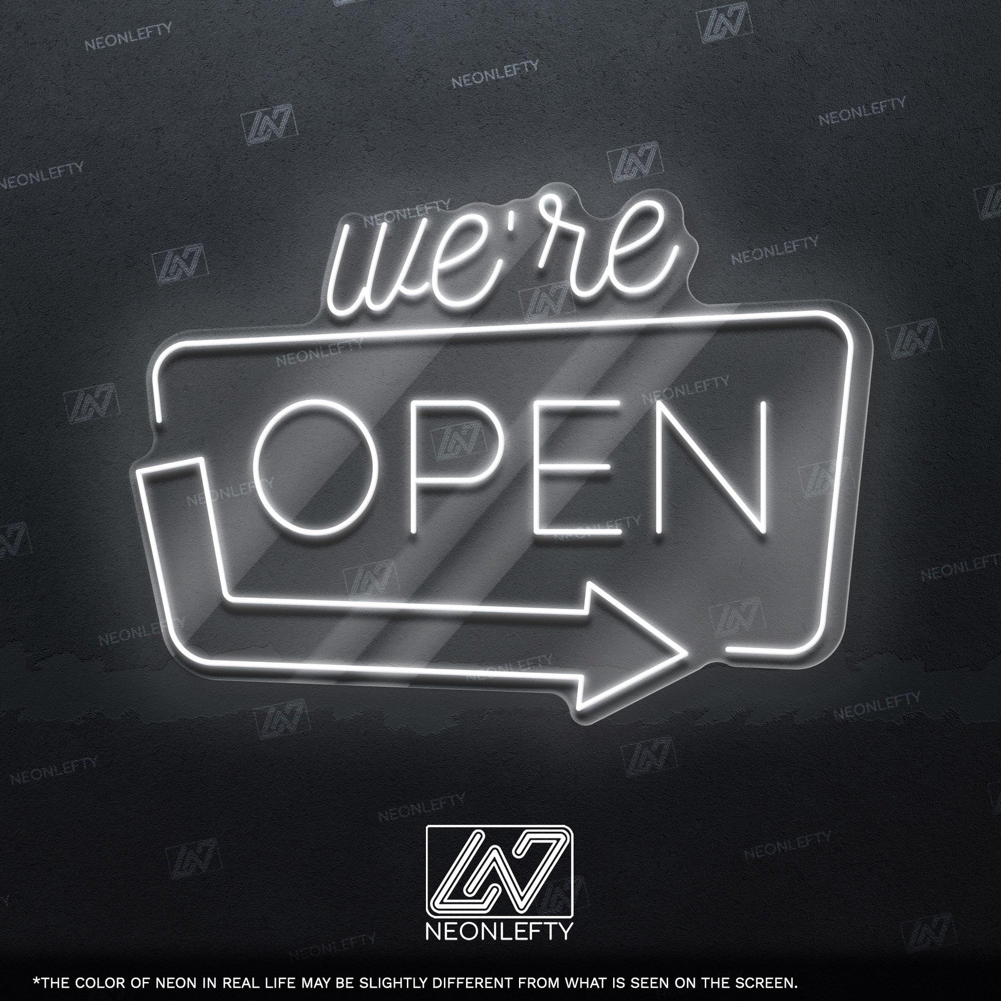 We're Open