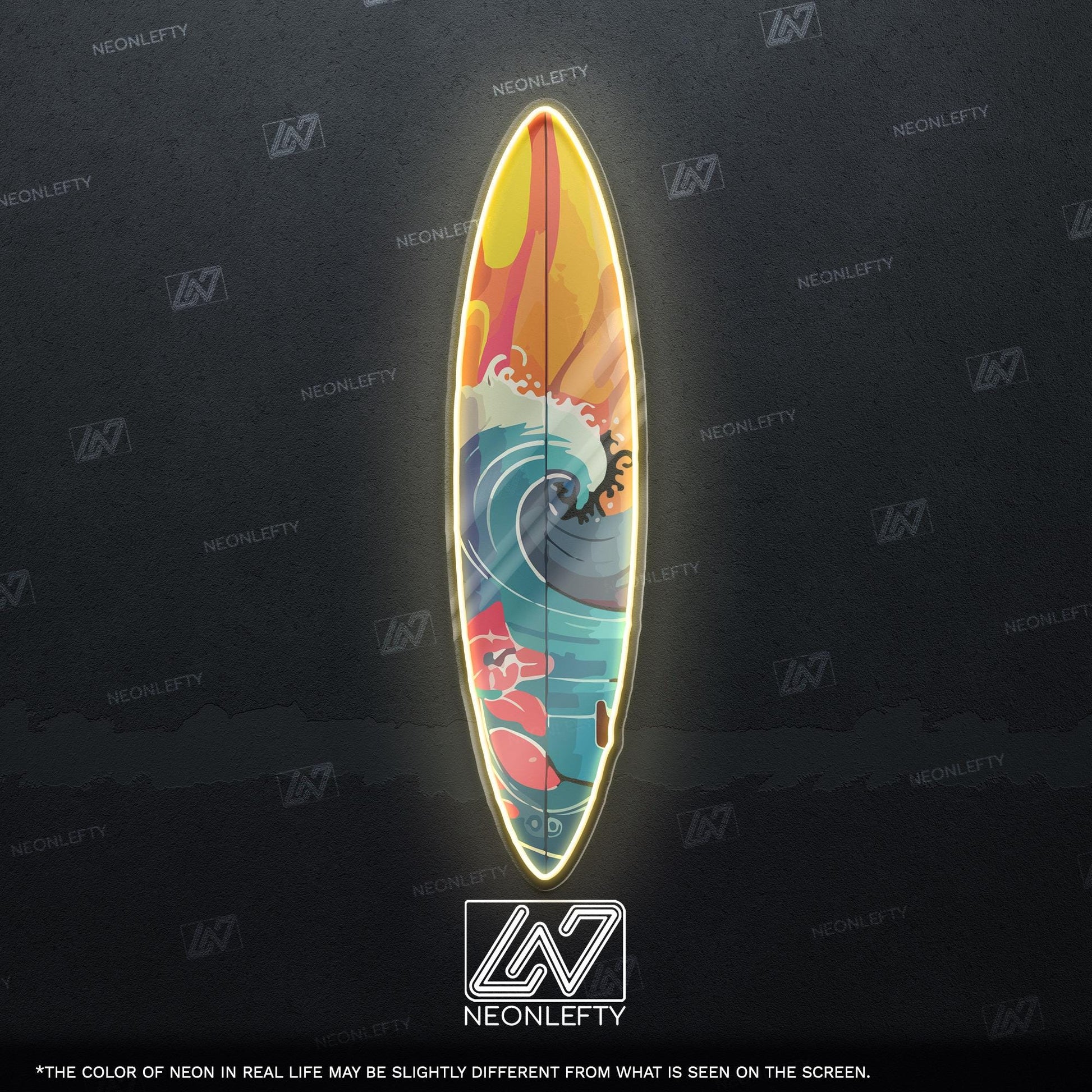Surfboard Neon Sign
