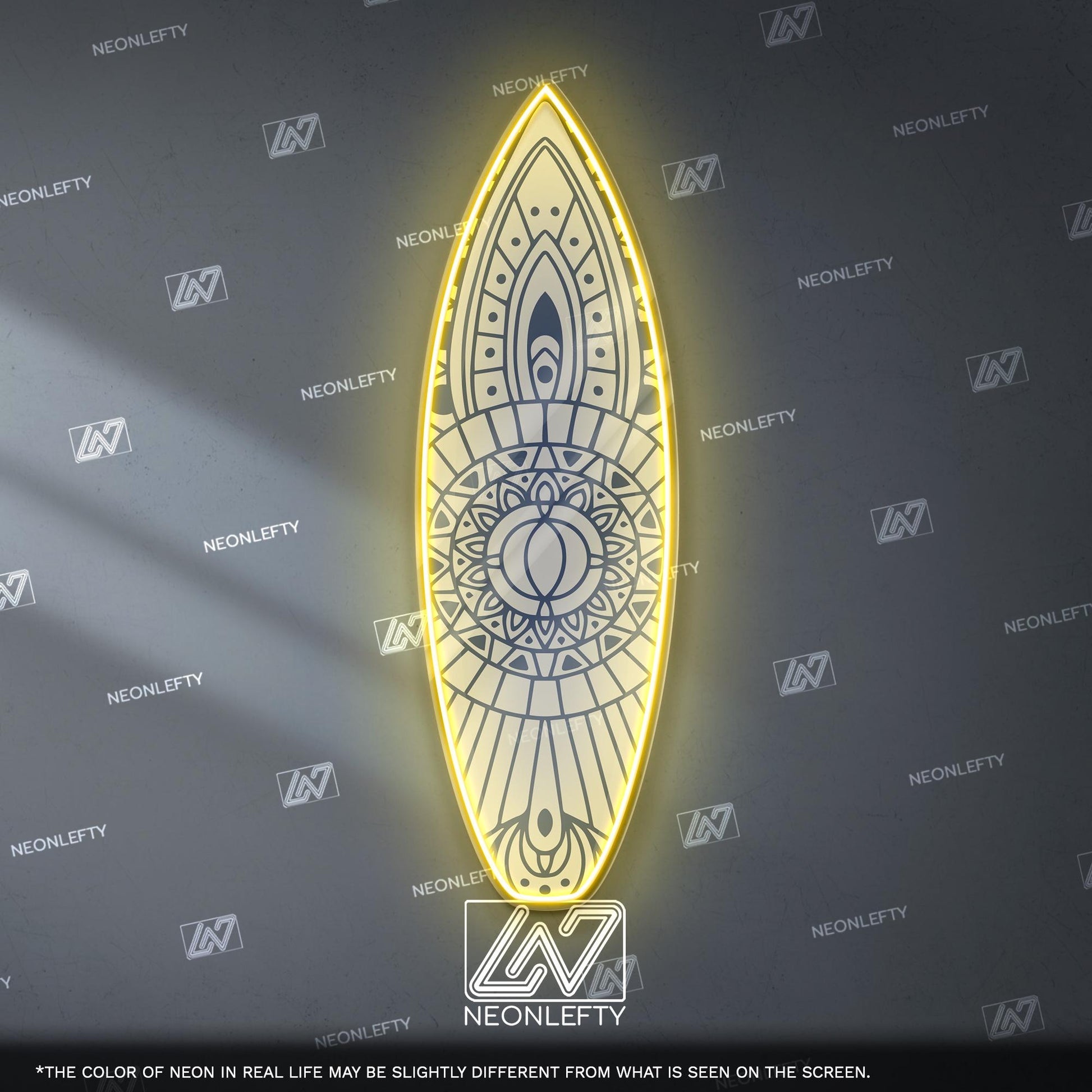 Surfboard Neon Sign