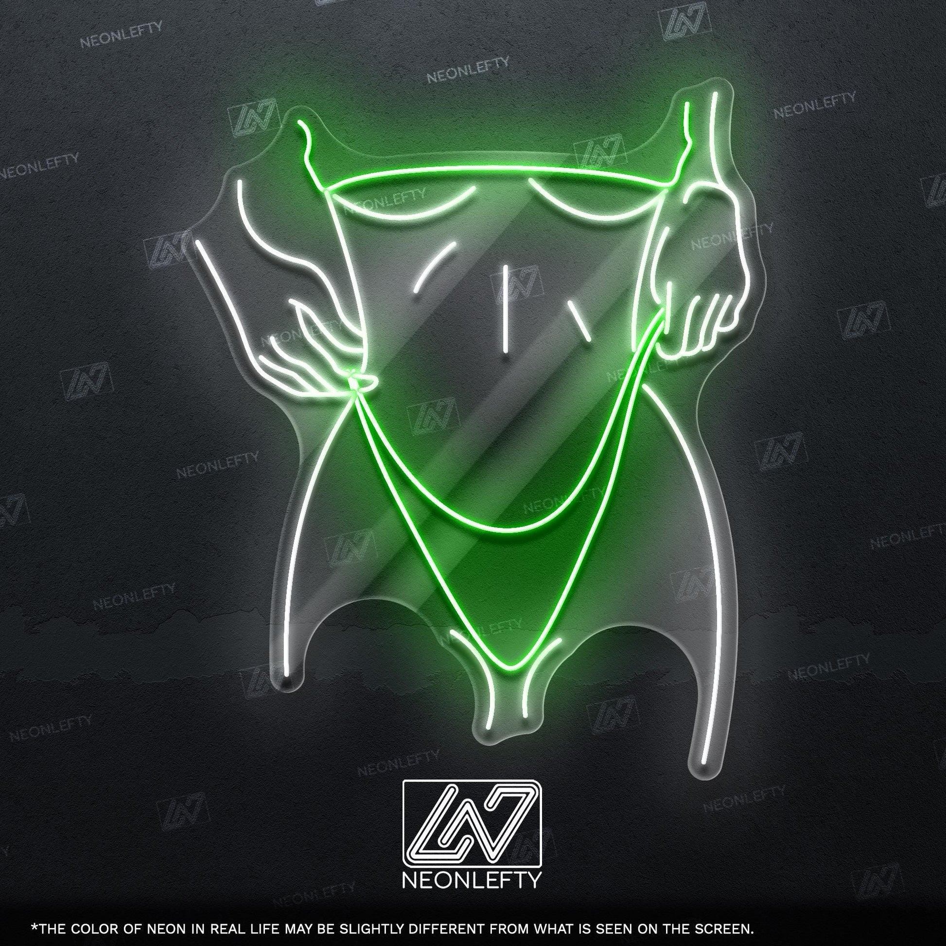 Sexy Girl - LED neon sign for bedroom, man cave, bachelor pad or adult-themed decor with minimalist erotic line art design